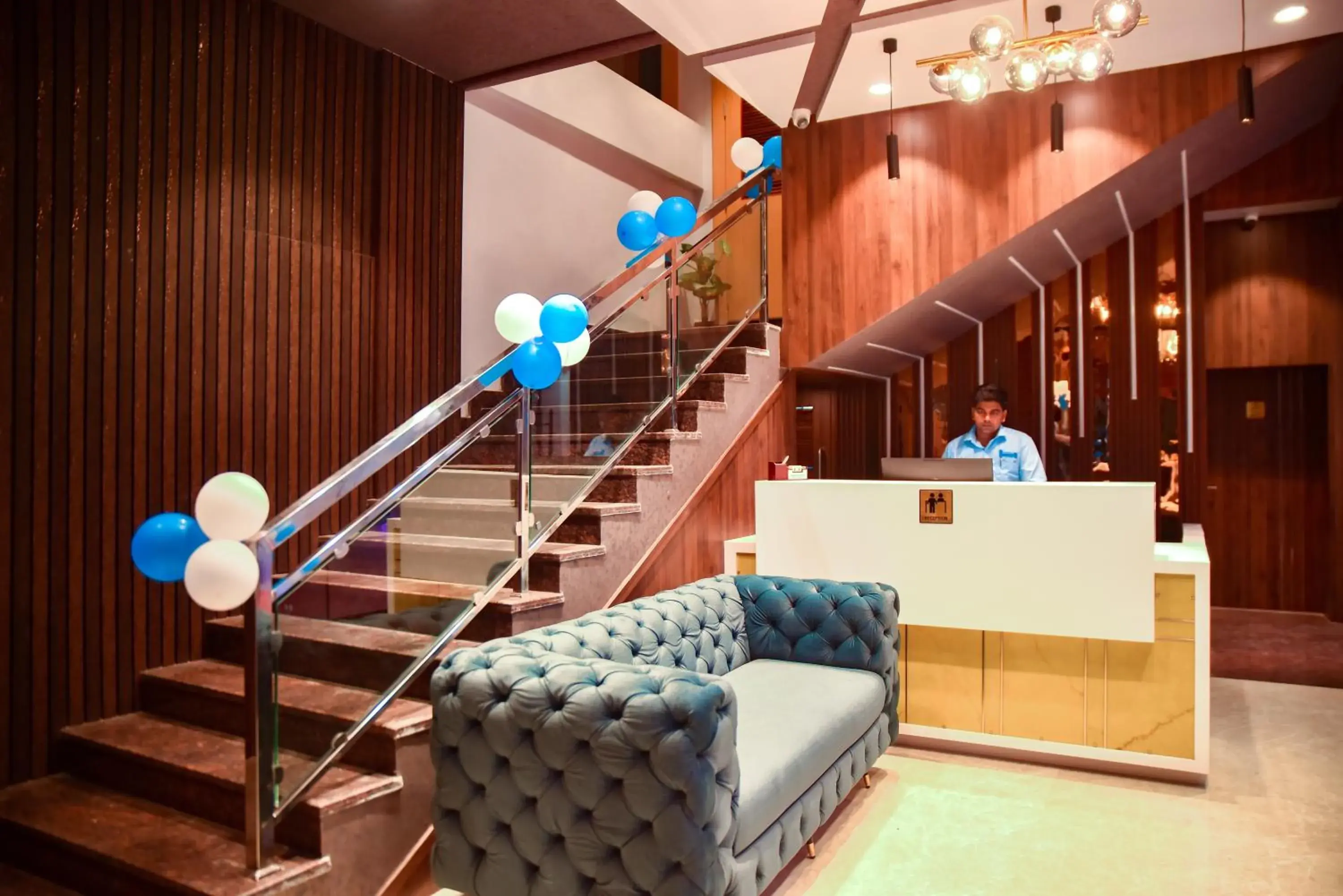 Lobby or reception in Grand Savera Lobby or reception in Grand Savera