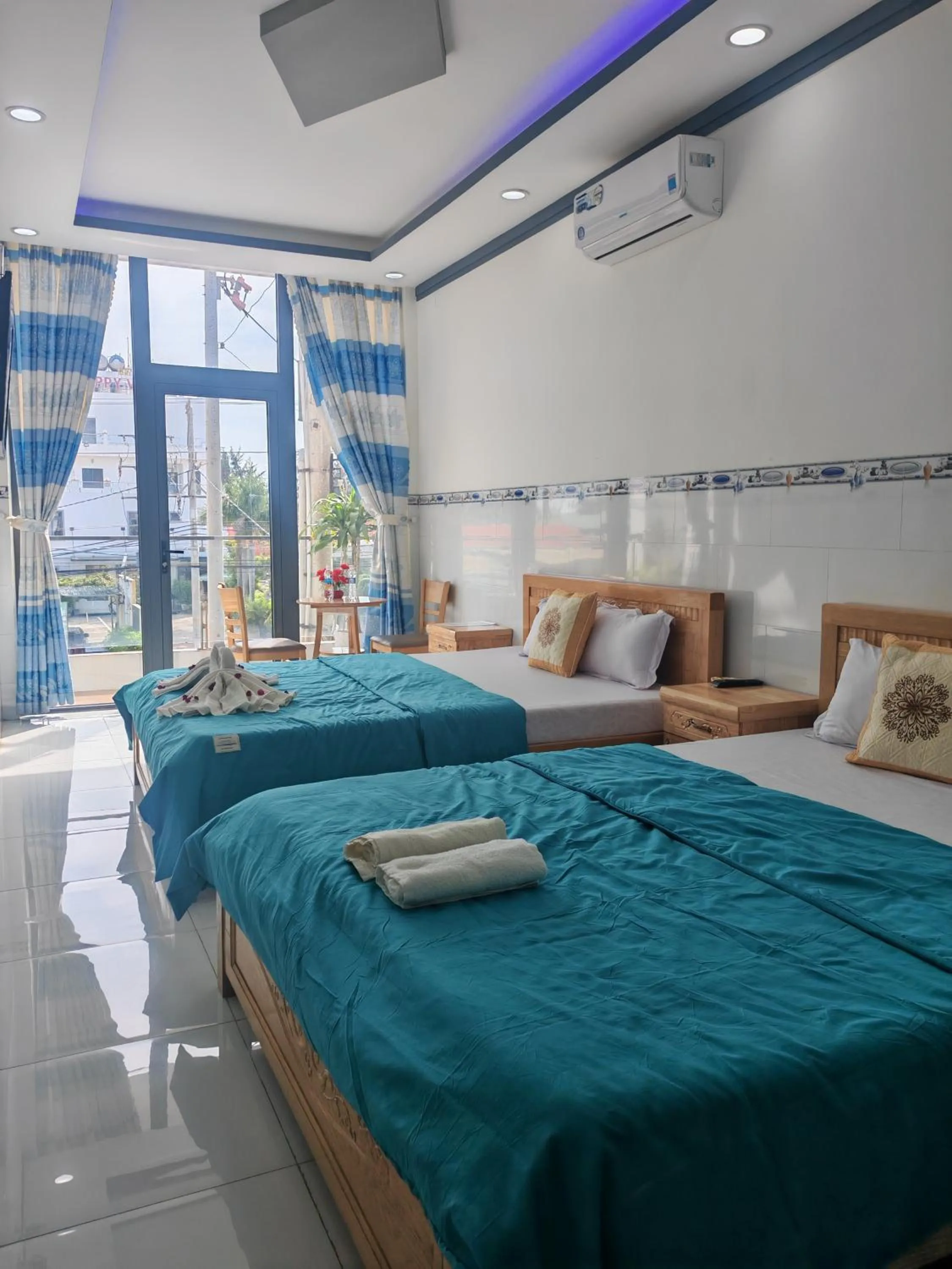 Bed in Hotel Việt Sang