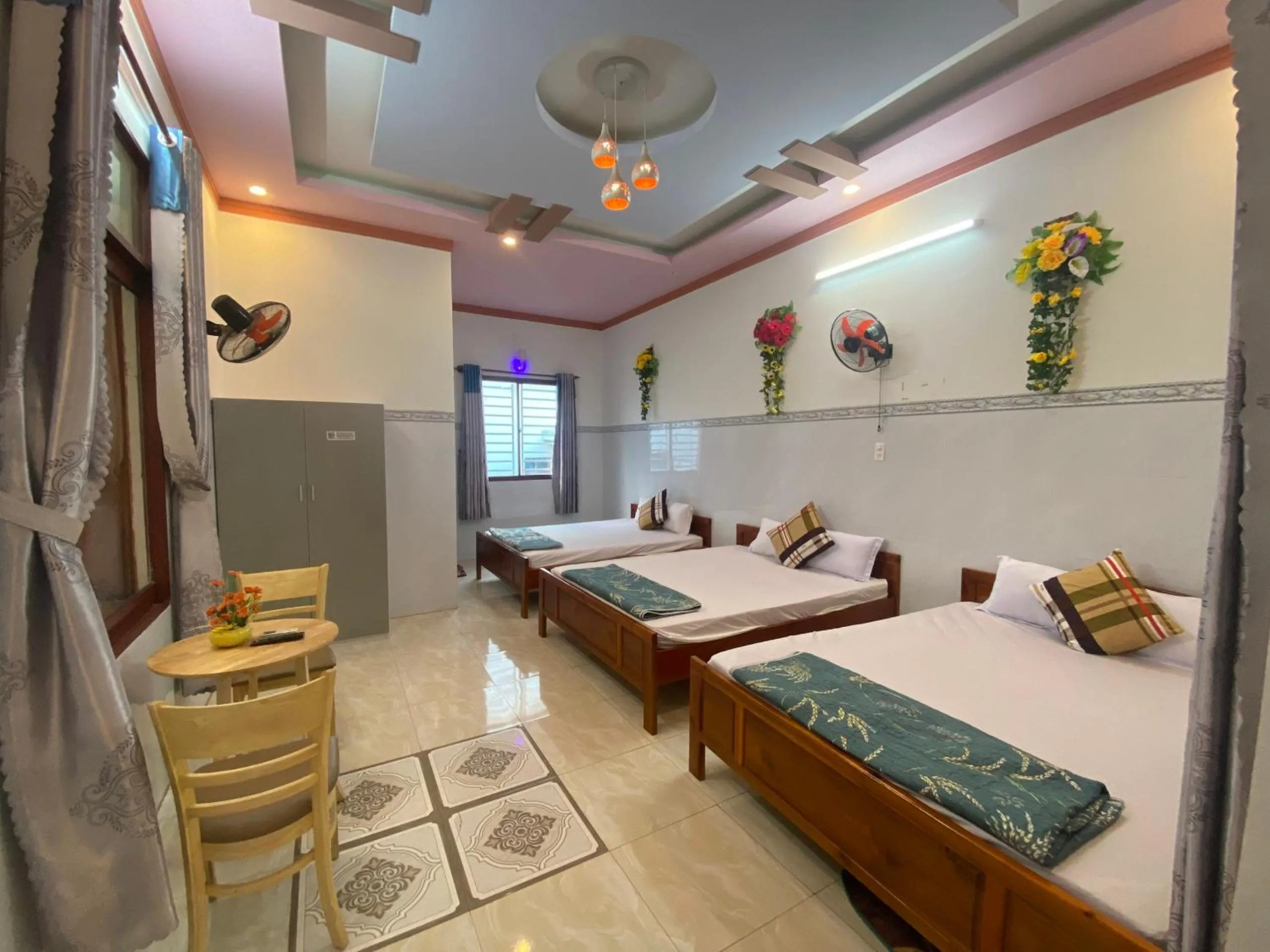 Bed in Hotel Việt Sang