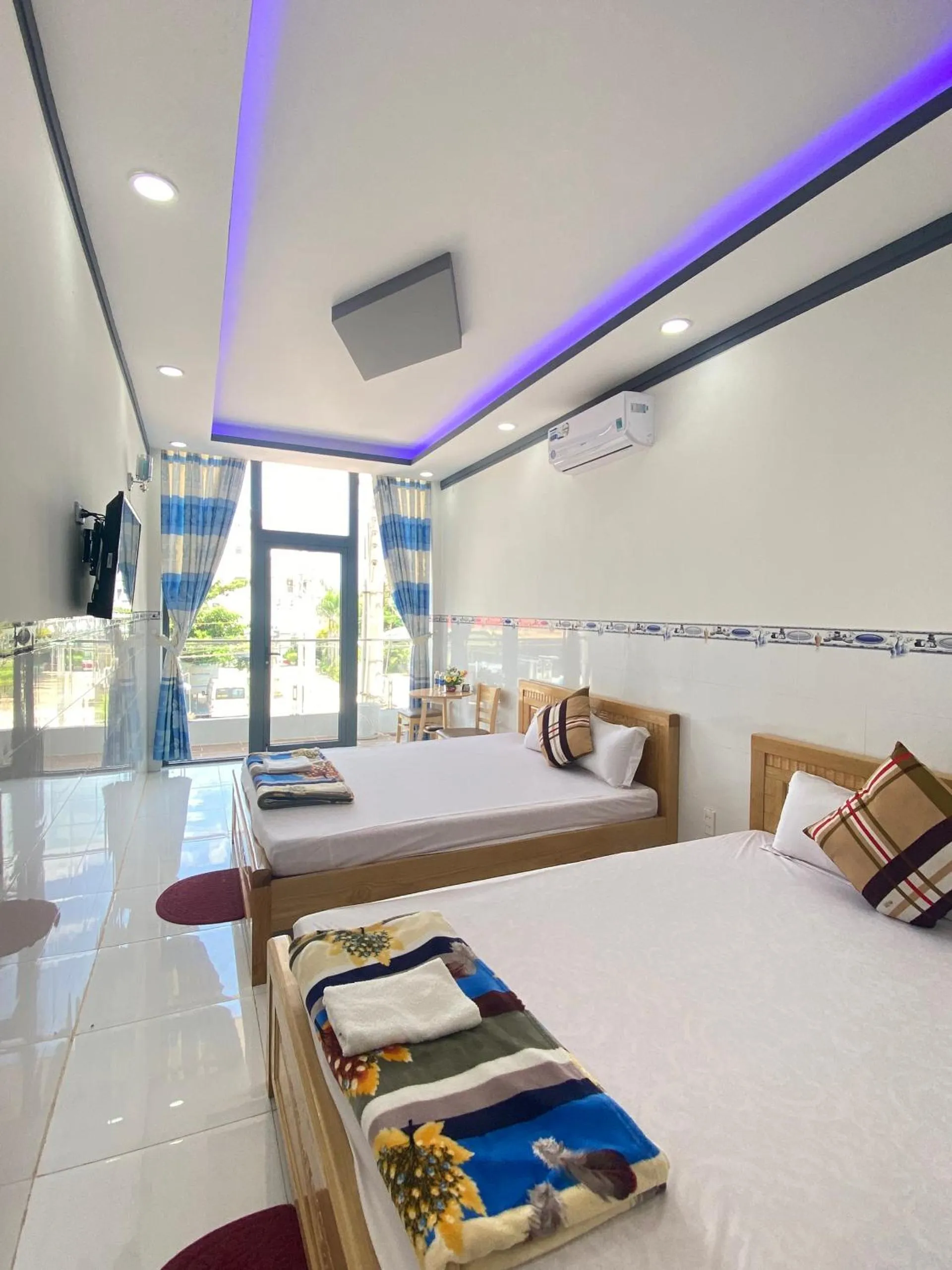 Bed in Hotel Việt Sang