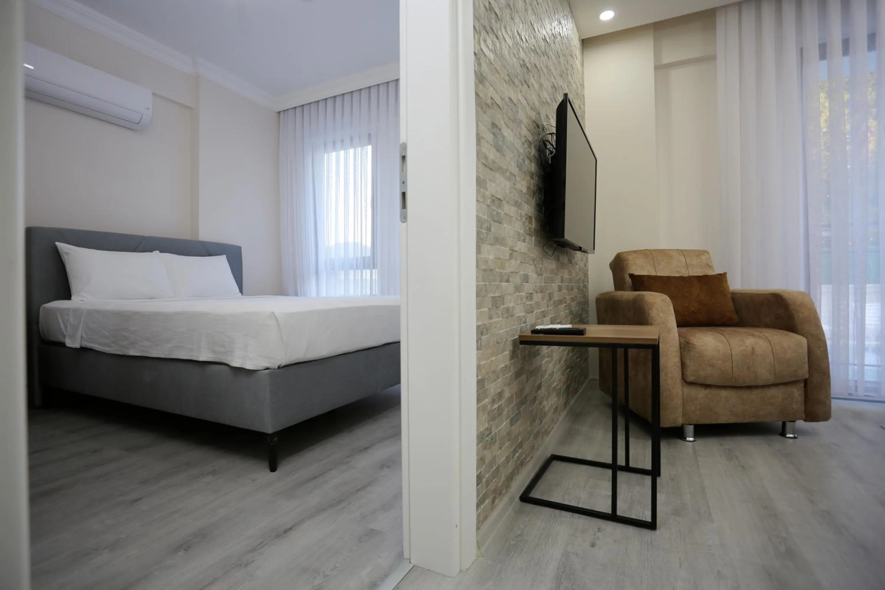 Bed in Bright House Apart