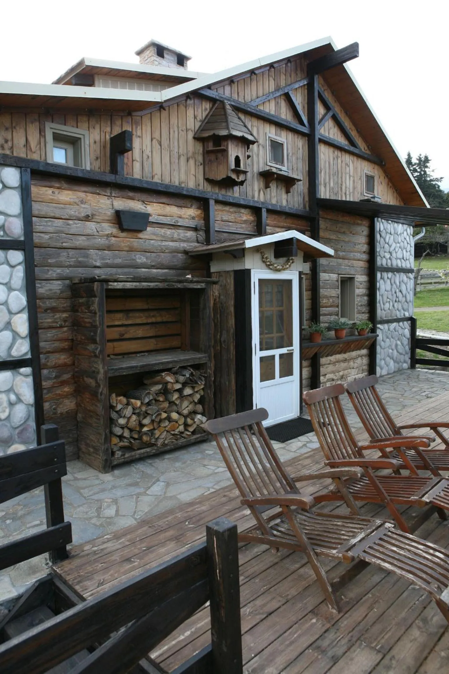 Facade/entrance in Vasilikia Mountain Farm & Retreat