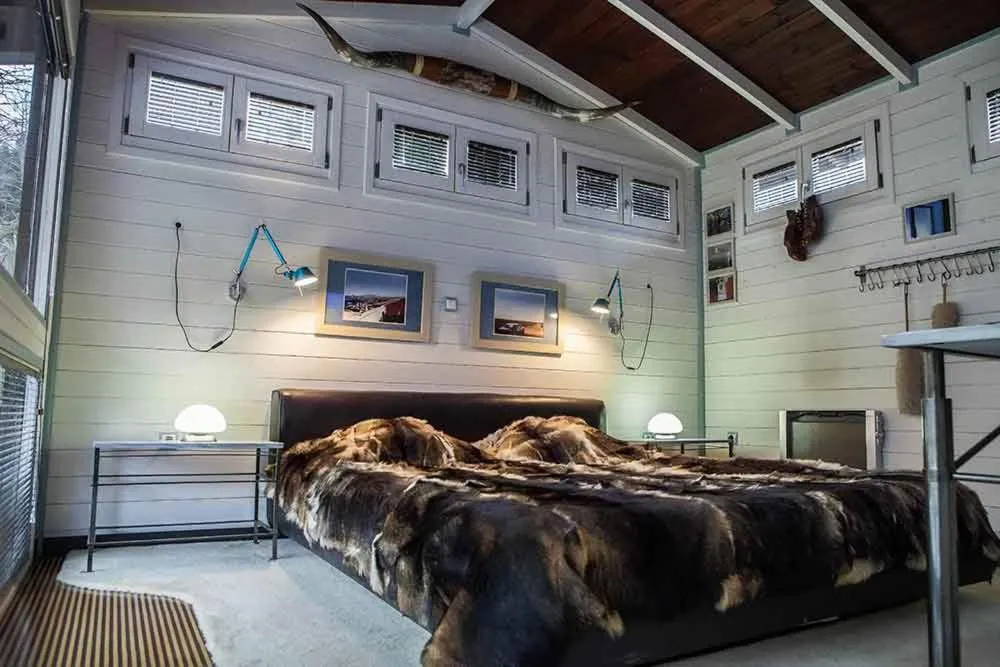 Photo of the whole room, Bed in Vasilikia Mountain Farm & Retreat