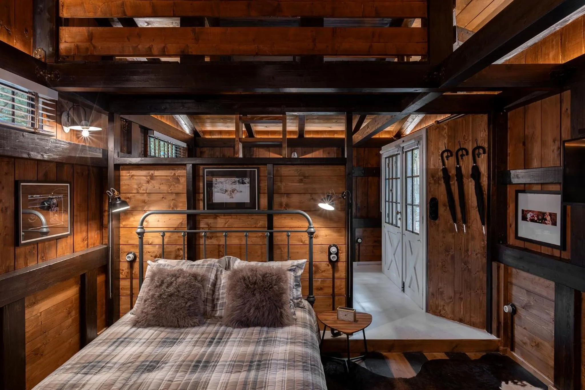 Bed in Vasilikia Mountain Farm & Retreat