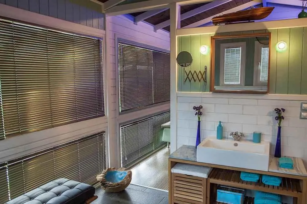 Bathroom in Vasilikia Mountain Farm & Retreat