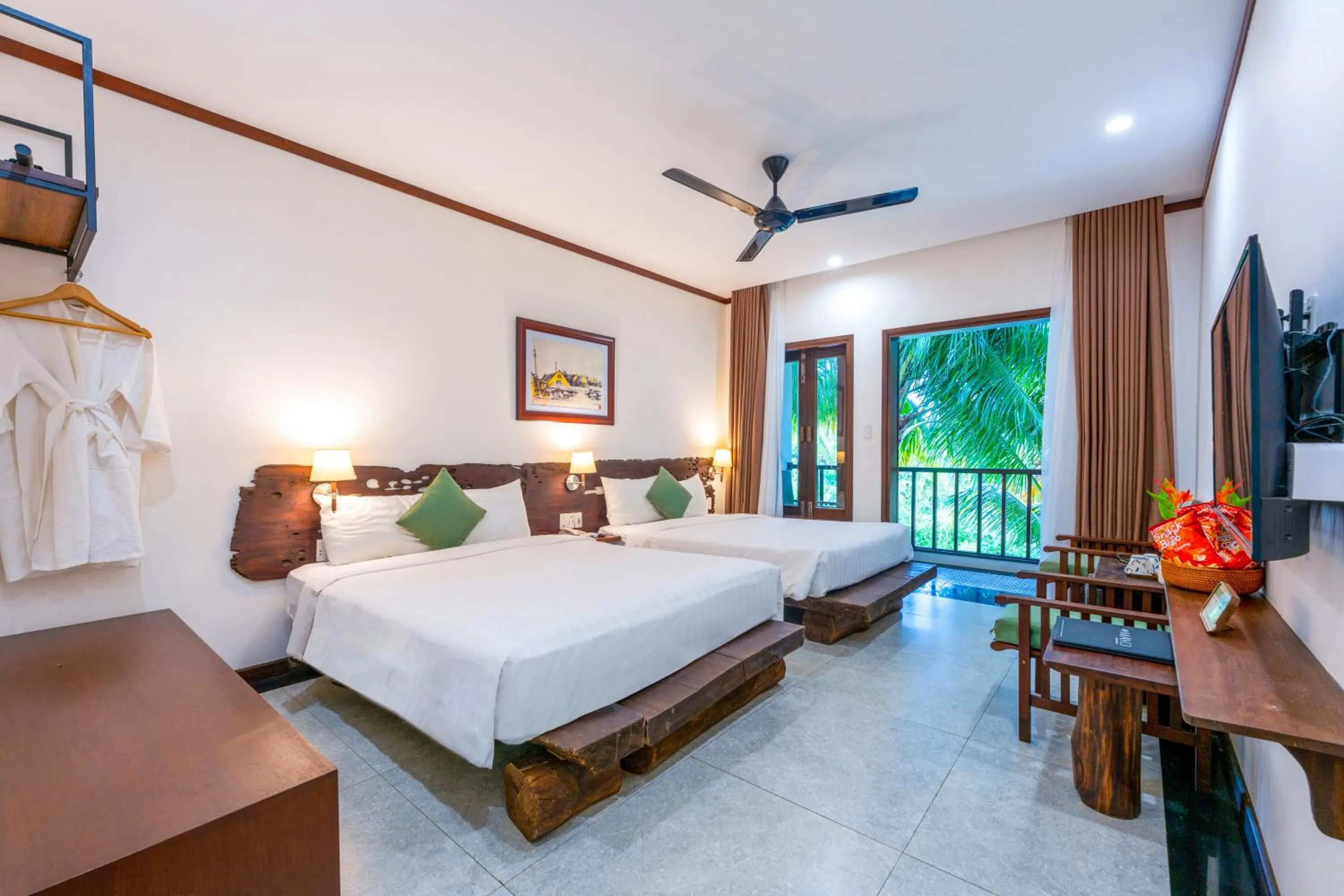 Bed in Mayci Eco Boutique Hotel Hoi An