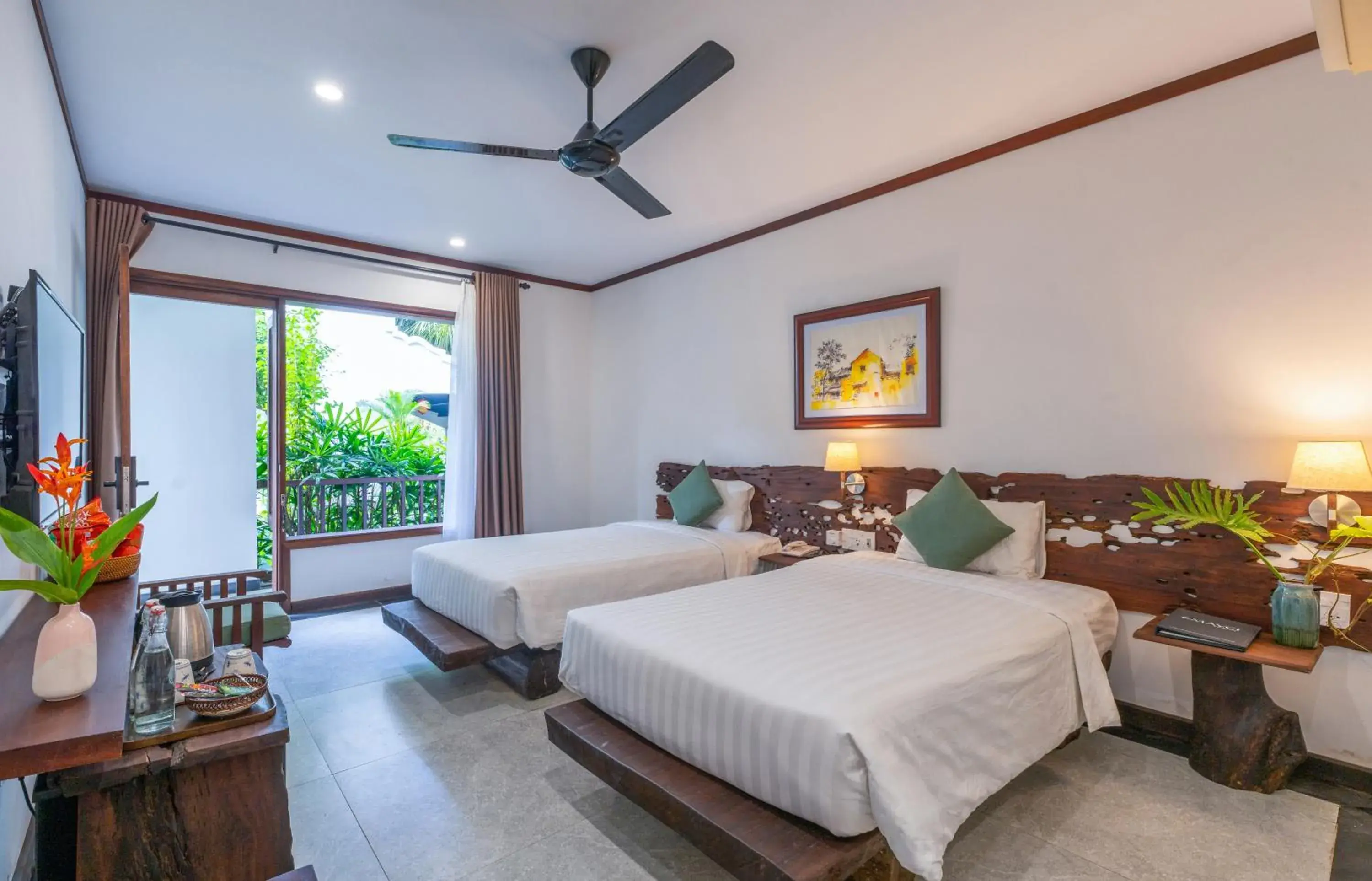 Superior Twin Room With Pool View in Mayci Eco Boutique Hotel Hoi An Superior Twin Room With Pool View in Mayci Eco Boutique Hotel Hoi An