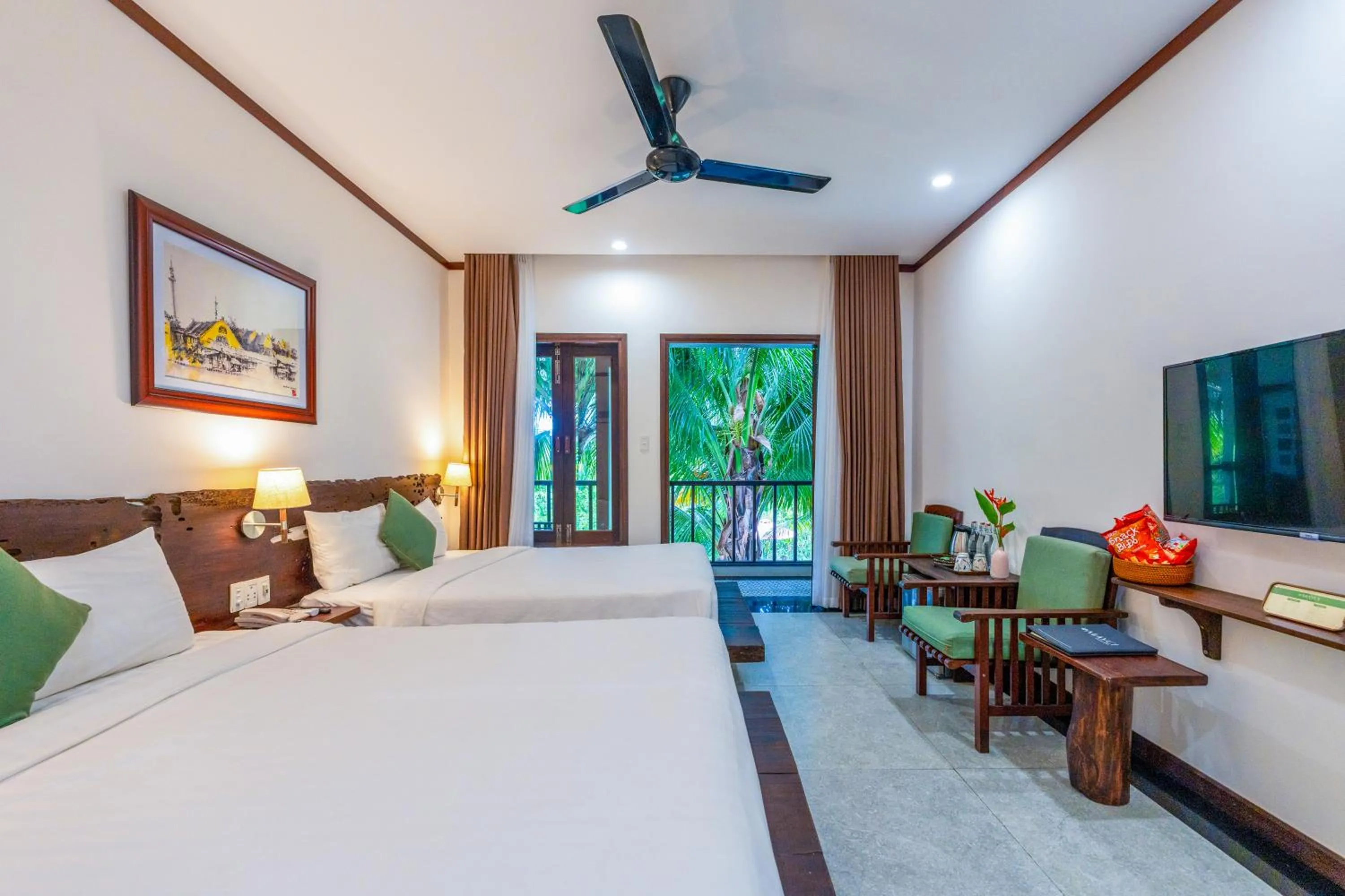 Bed in Mayci Eco Boutique Hotel Hoi An