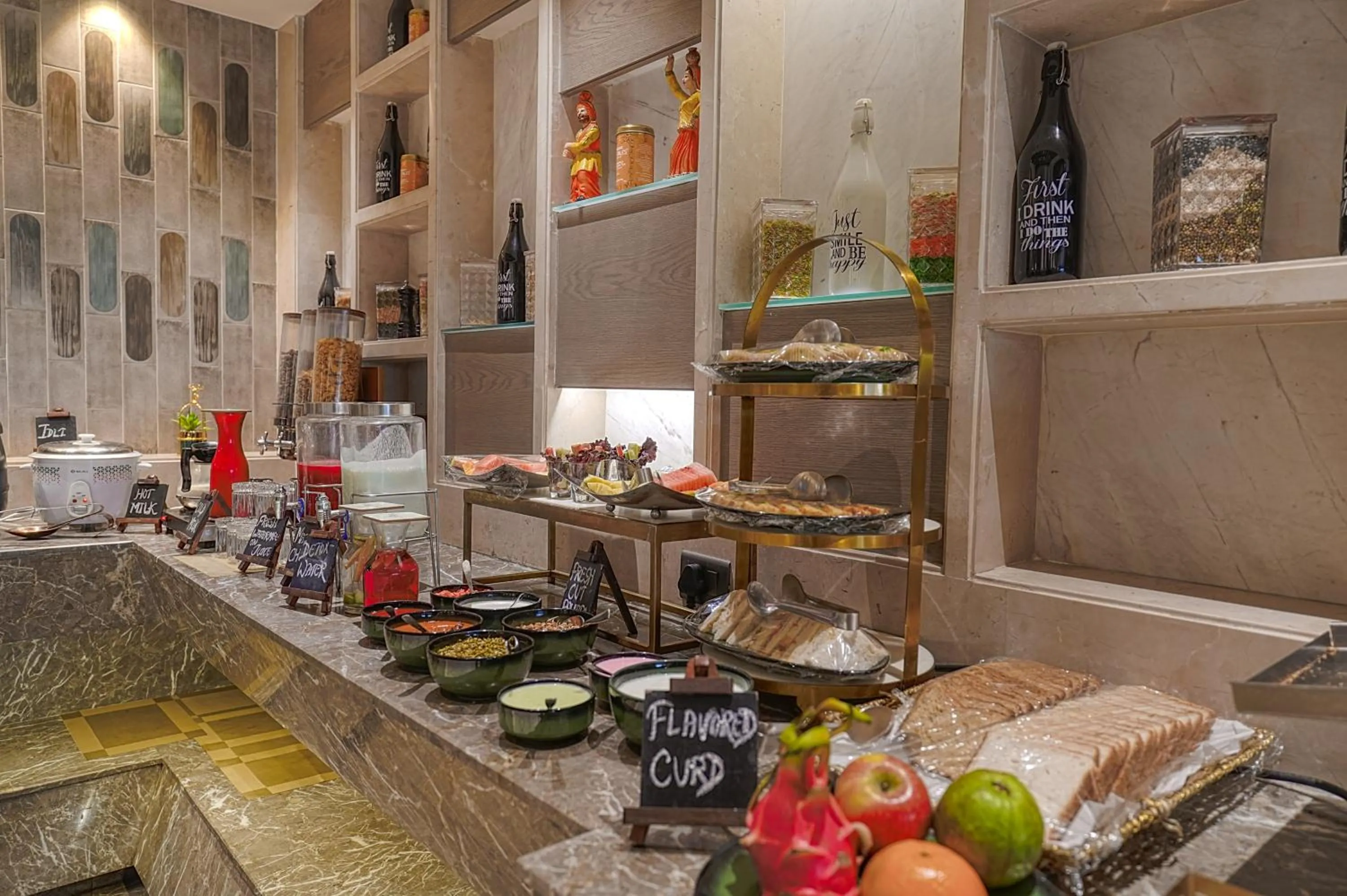 Kitchen or kitchenette in BluSalzz Residence Amritsar