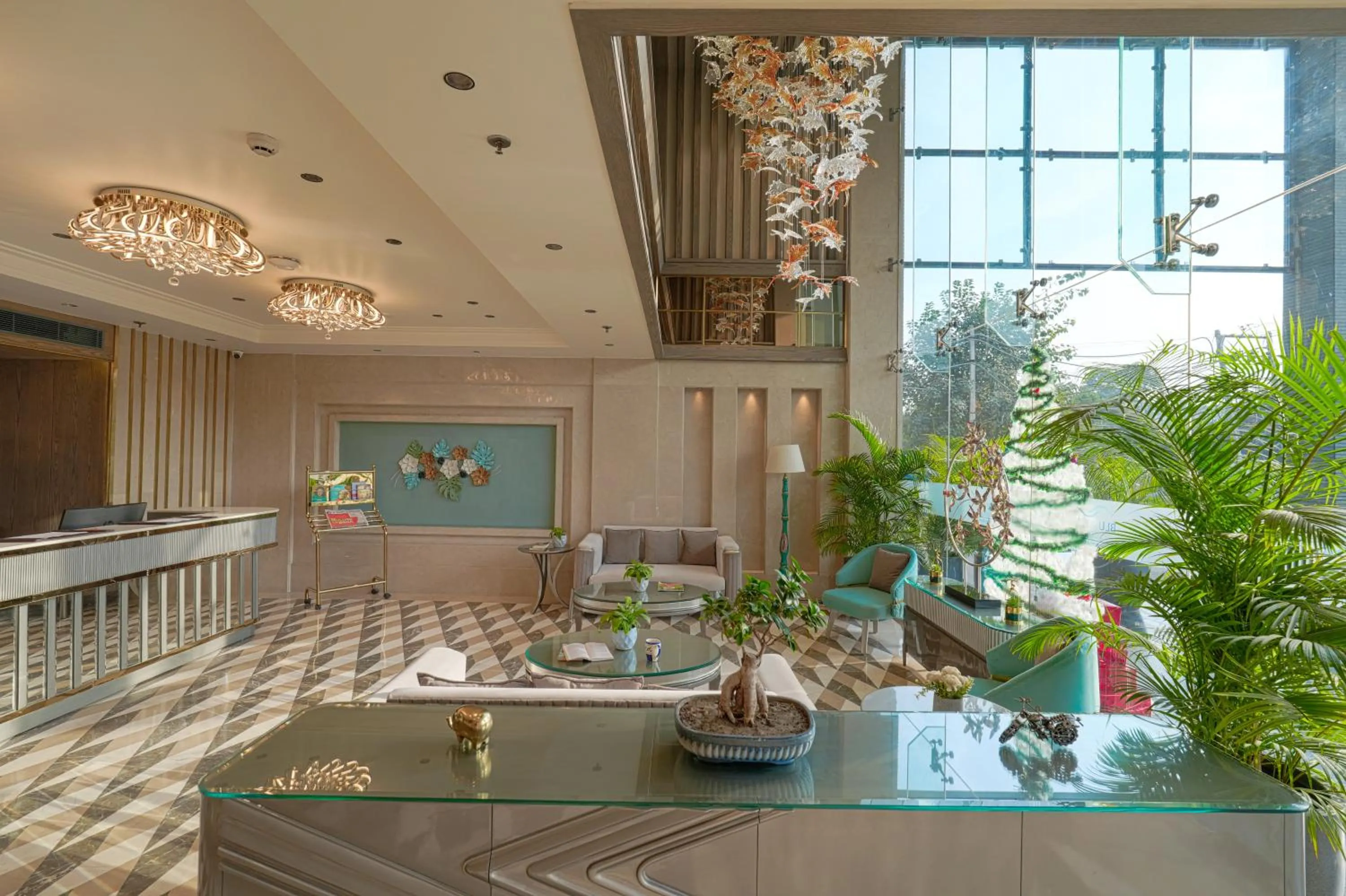 Living room in BluSalzz Residence Amritsar