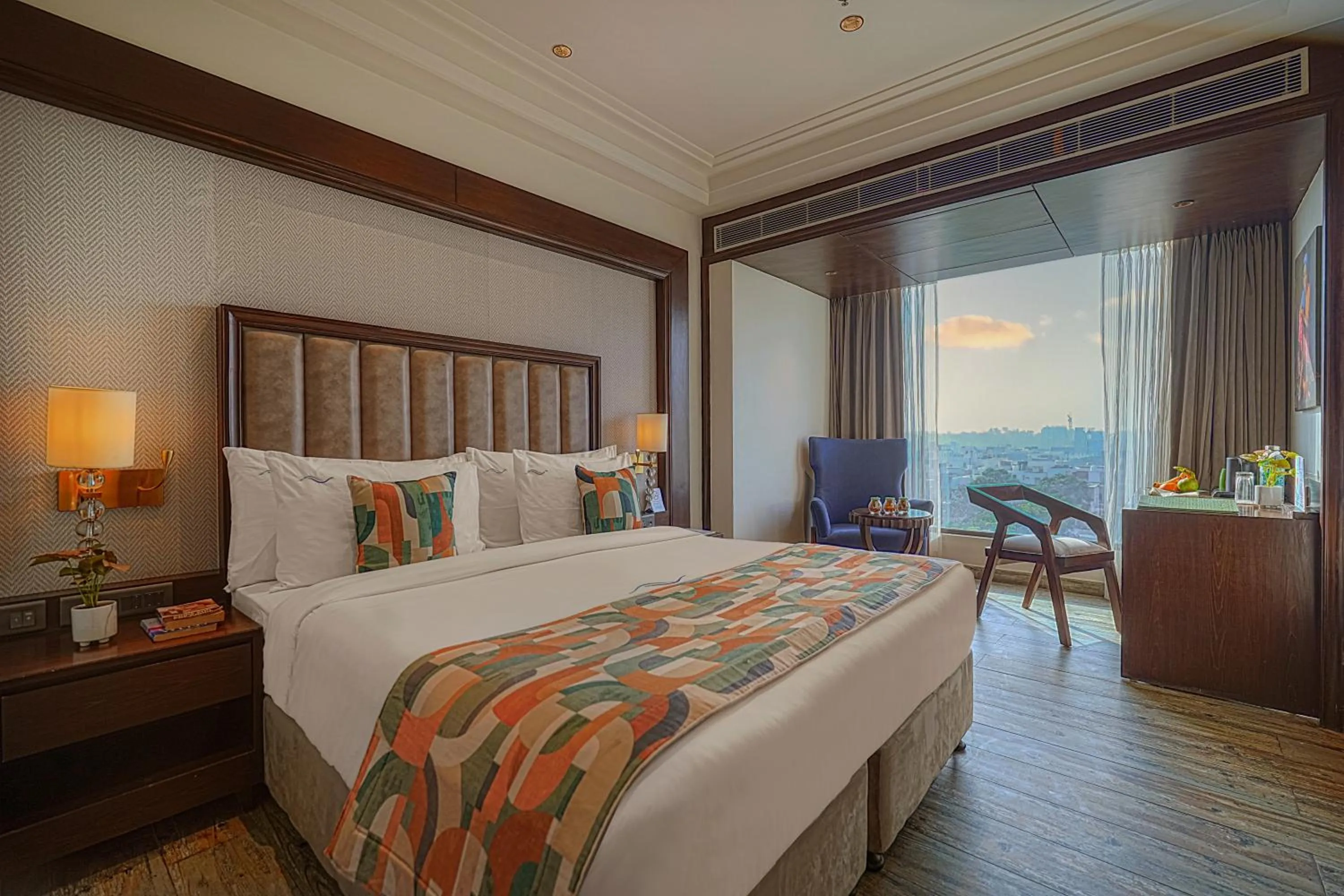 Bedroom, Bed in BluSalzz Residence Amritsar