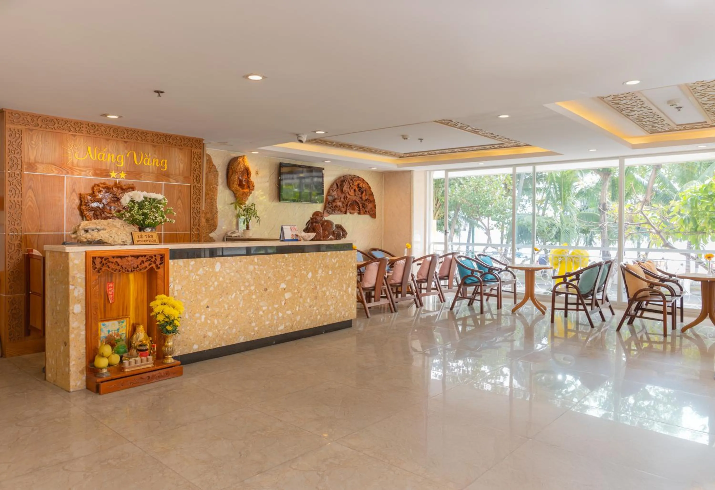 Seating area in Nang Vang Hotel Nha Trang