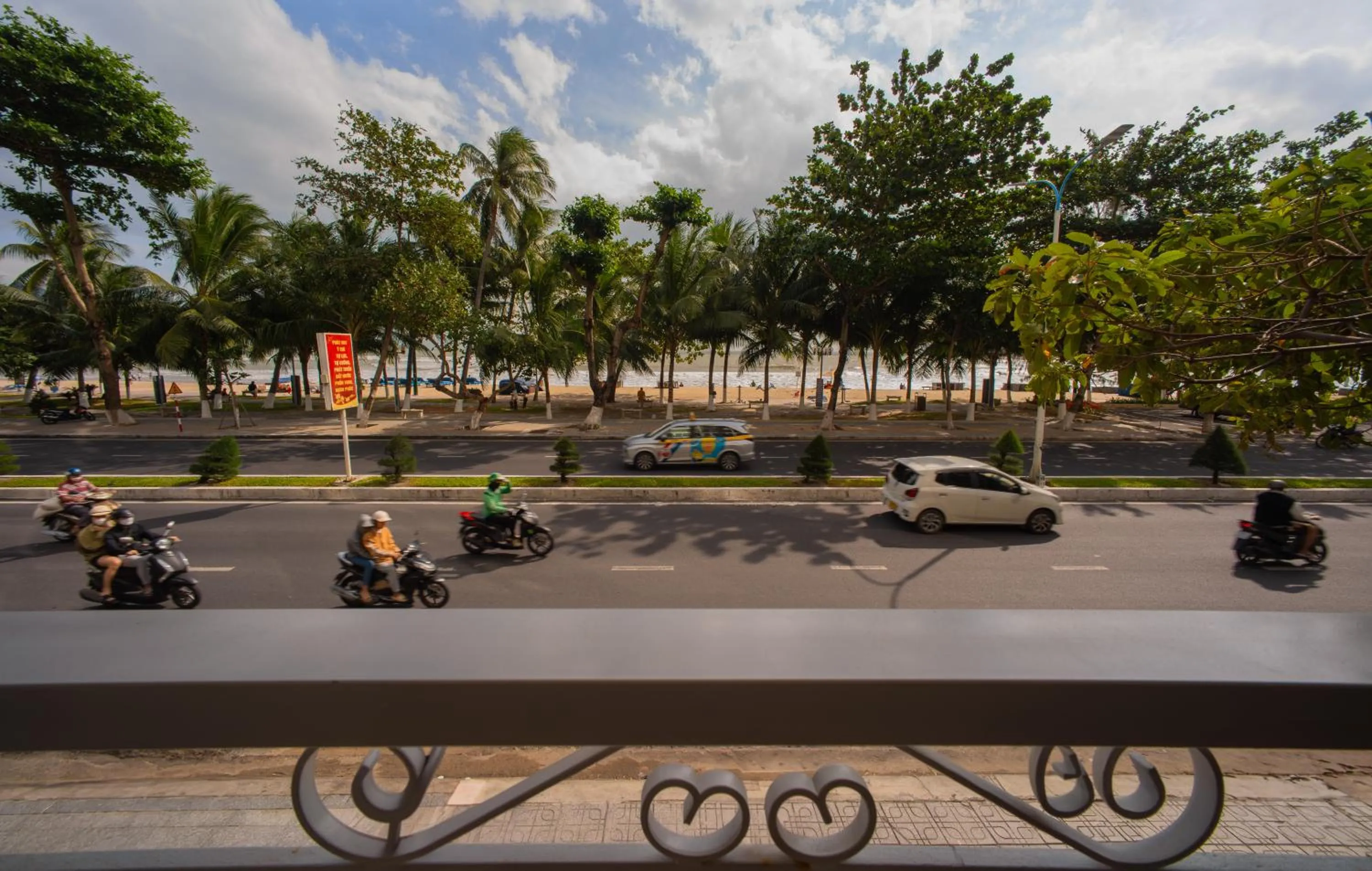 Garden view in Nang Vang Hotel Nha Trang