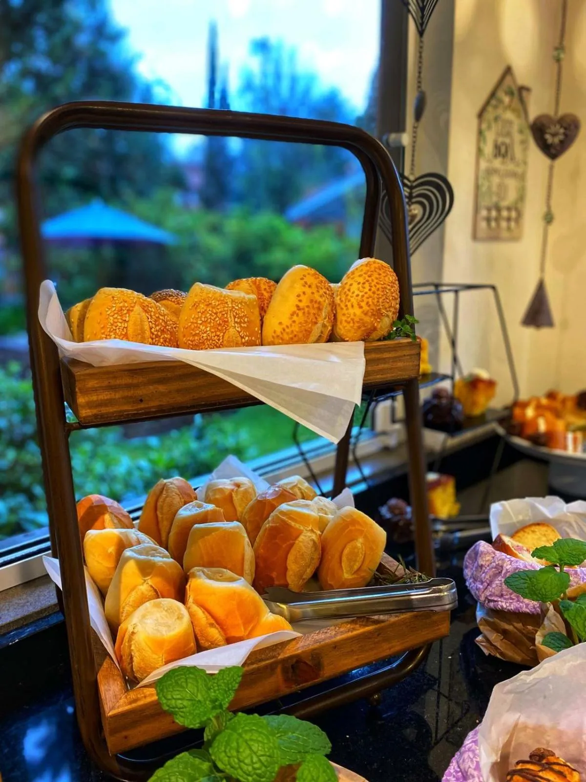 Breakfast in Pousada La Lavande