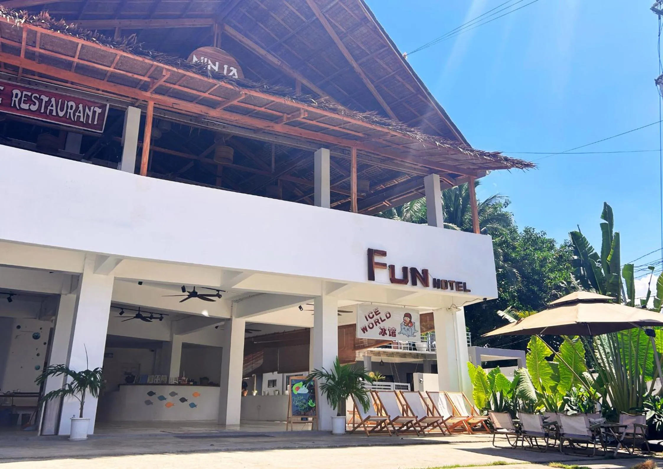 Property building in Fun Hotel