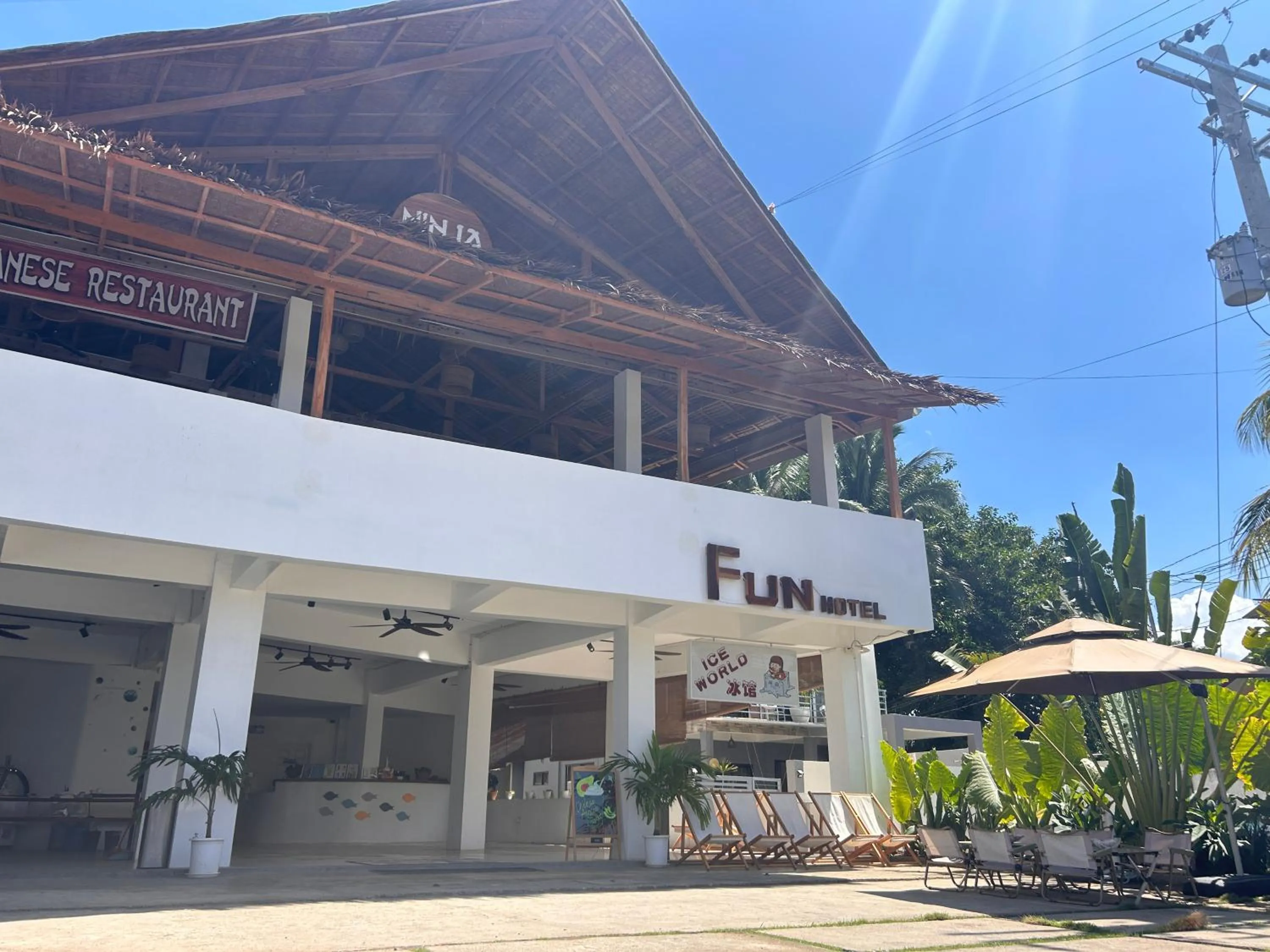 Property building in Fun Hotel