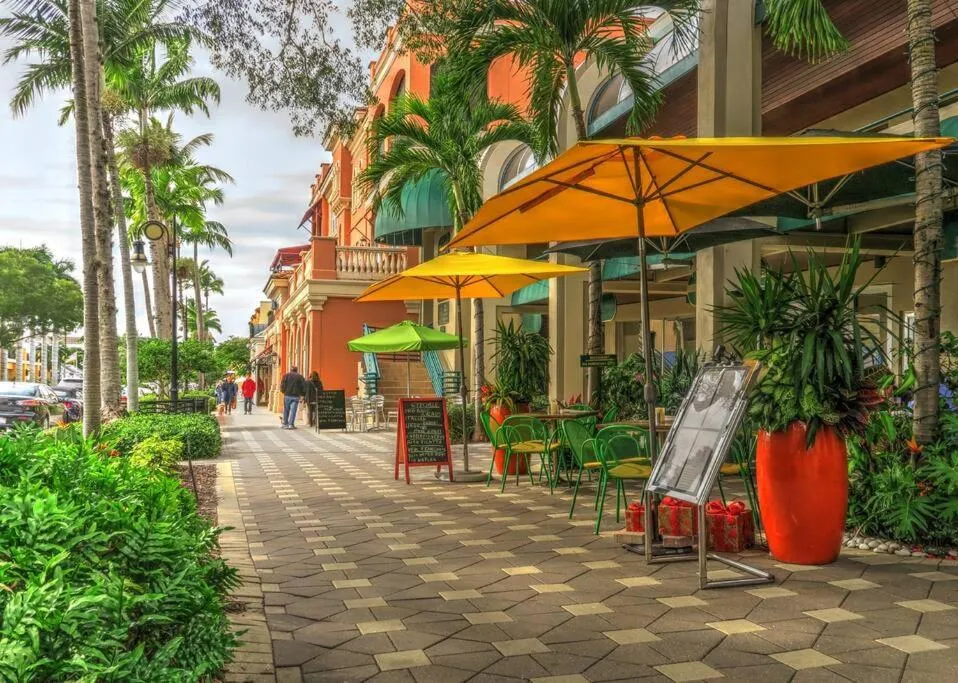 City view in Serene Naples Retreat: Golf-Resort Pool-Tennis-Gym