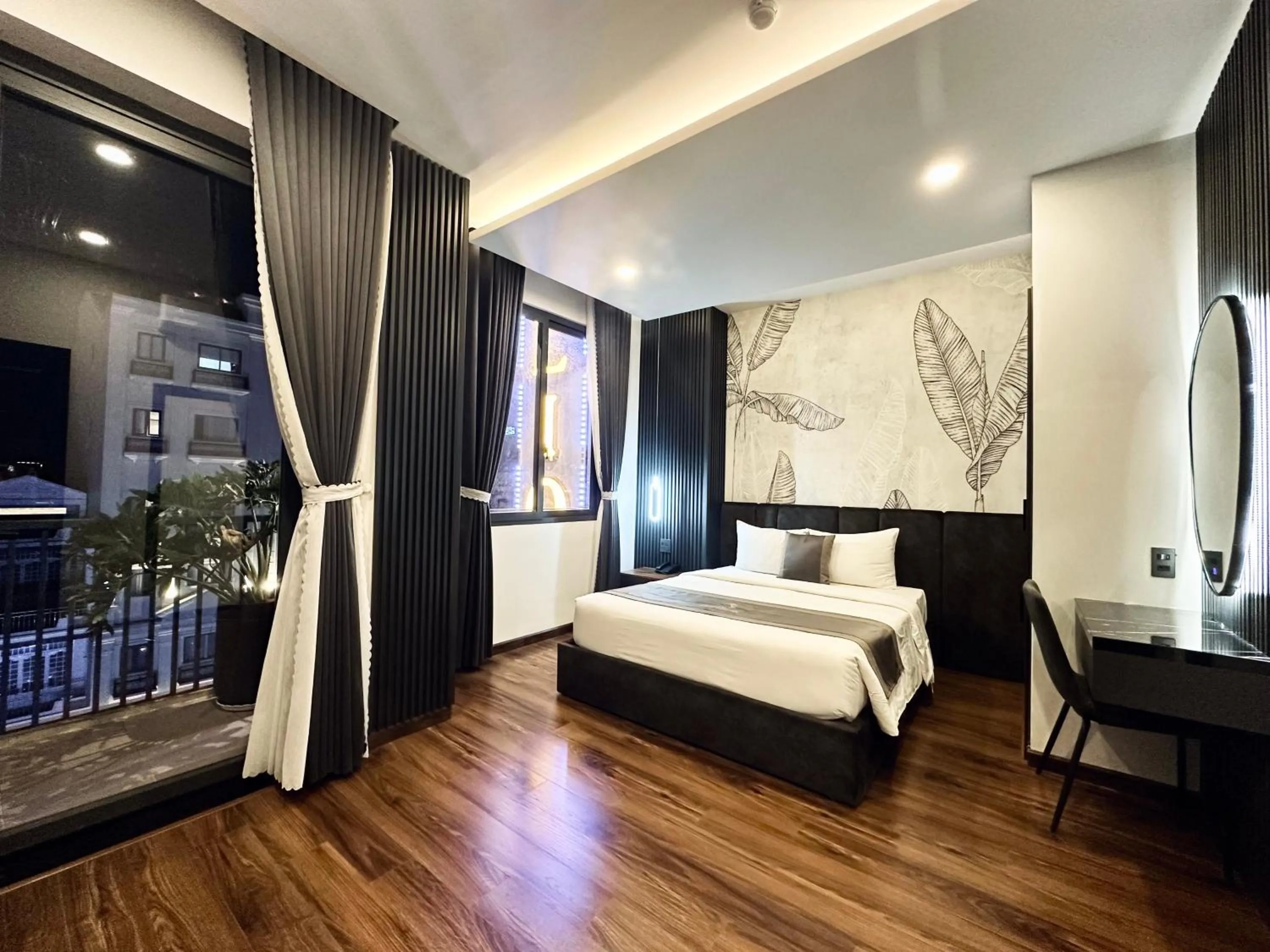 Bed in LION 10 HOTEL