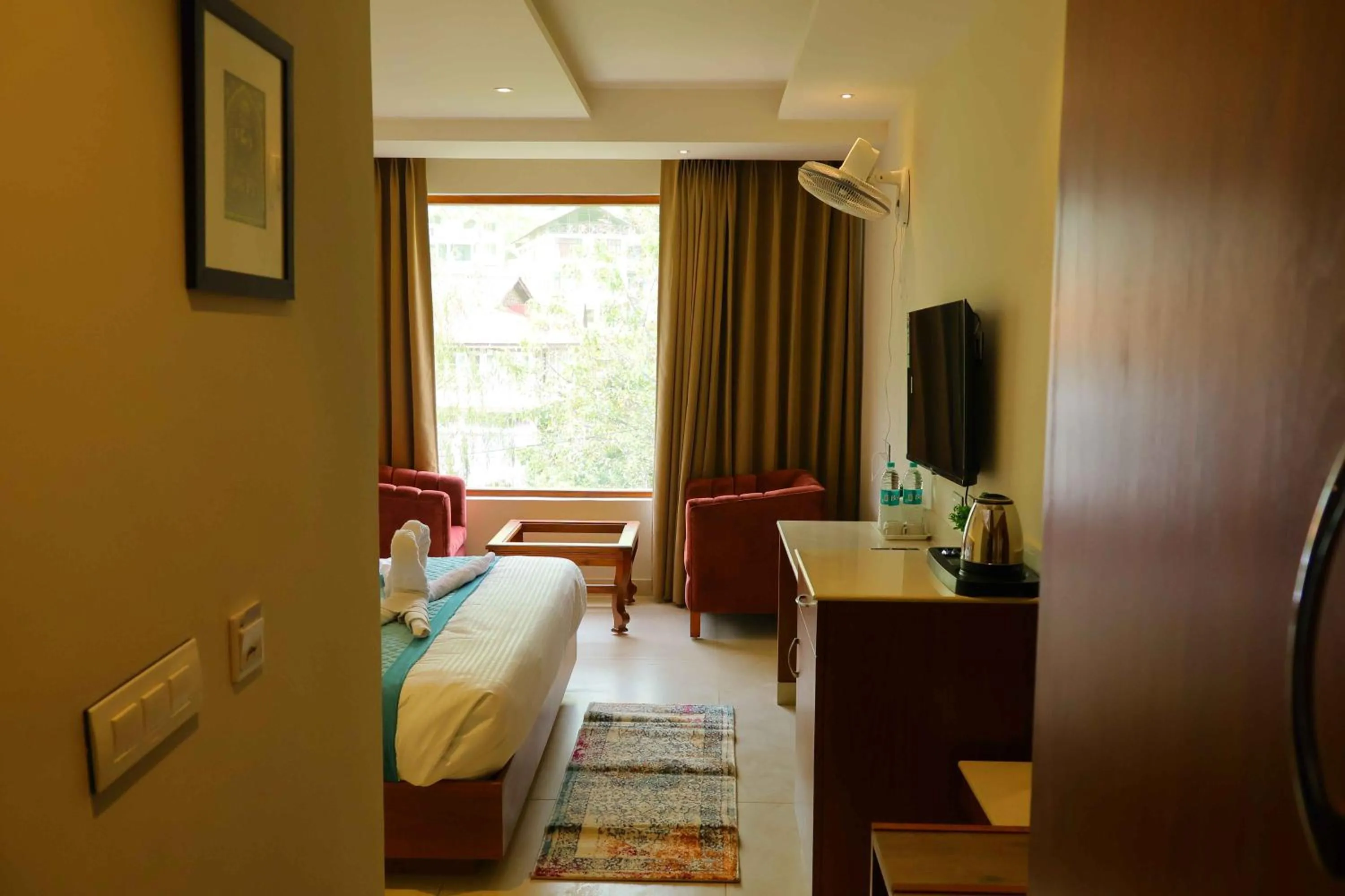 Bed in Sa-Ba Manali Inn, Mall Road