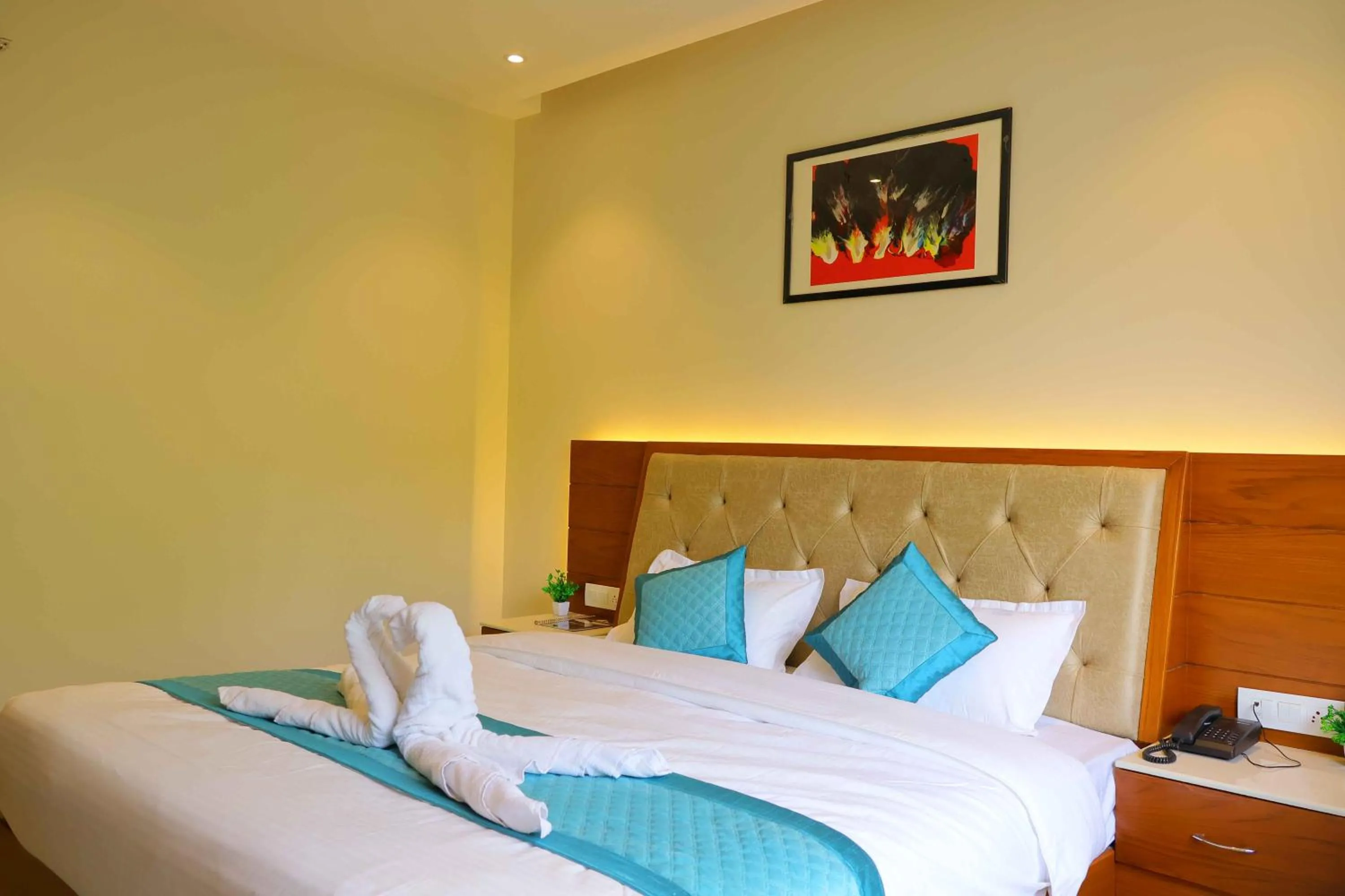 Bed in Sa-Ba Manali Inn, Mall Road