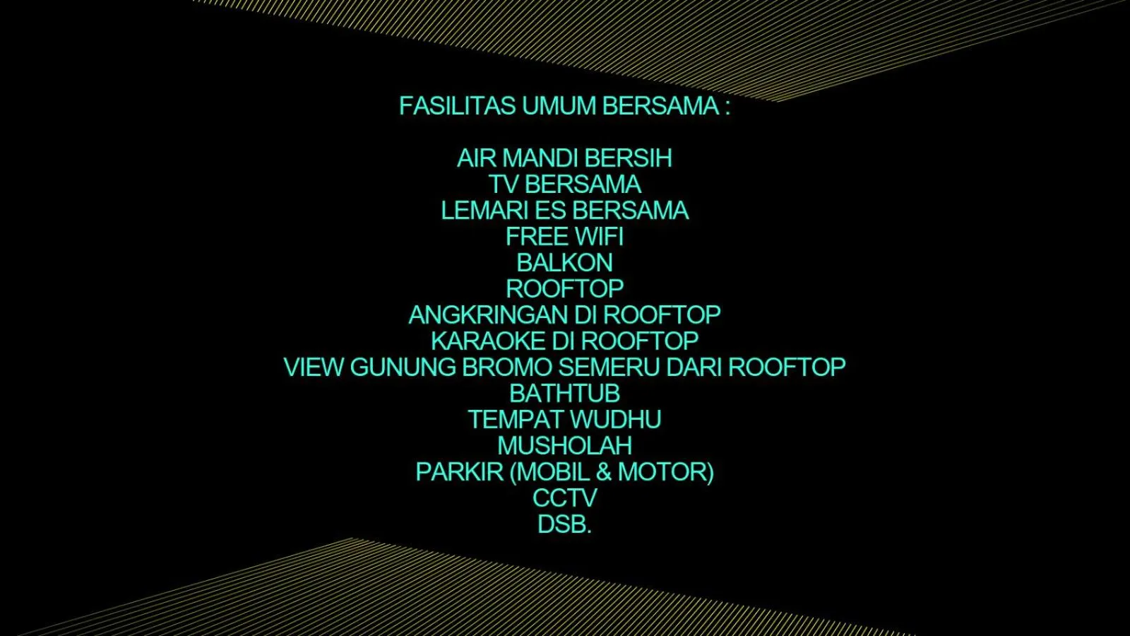 Area and facilities in Ador 46 Homestay Syariah & Kost