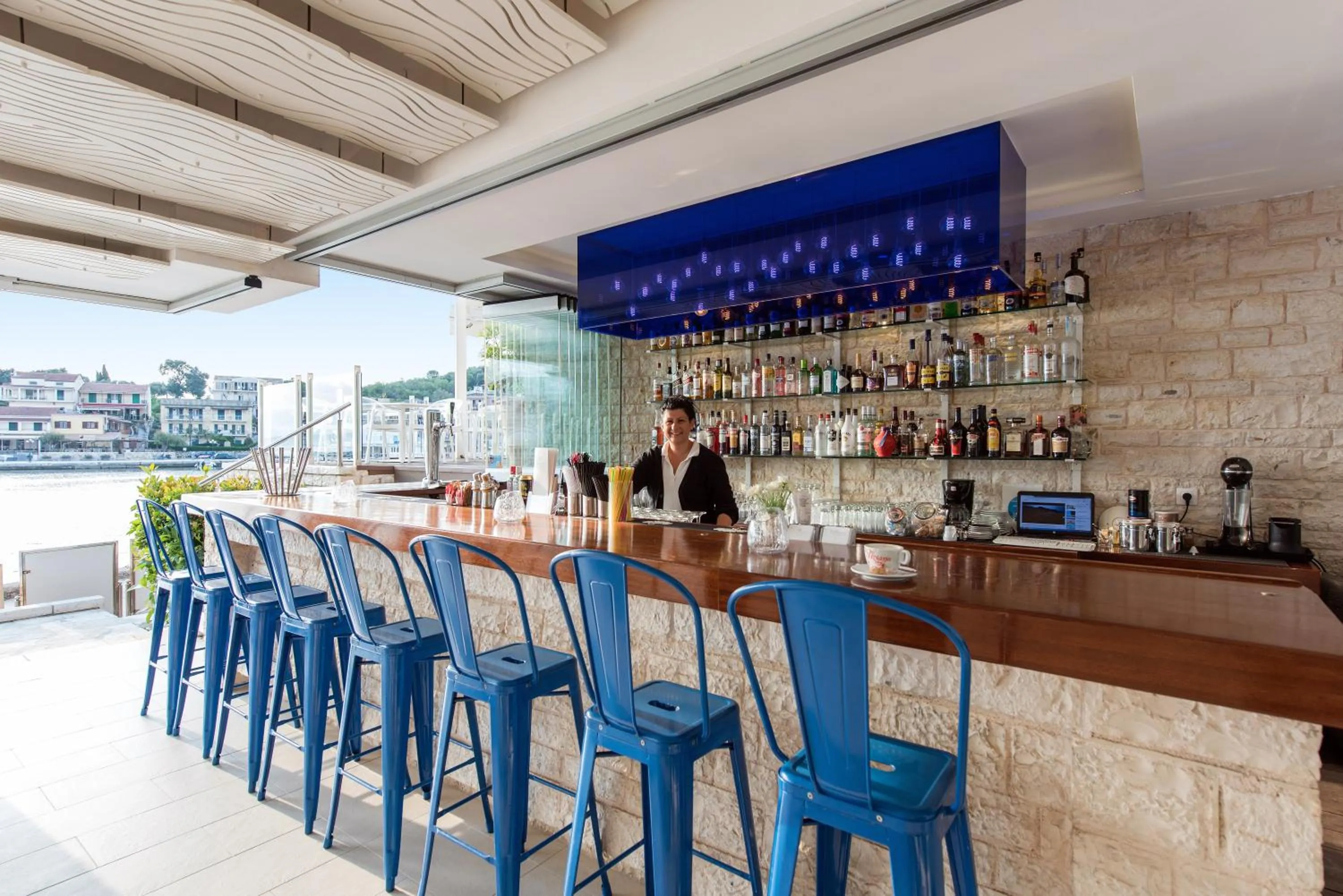 Lounge or bar in Melina Bay Boutique Hotel