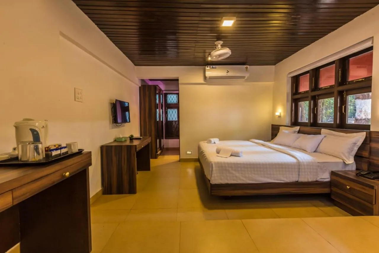 Bed in matheran Green field Resorts