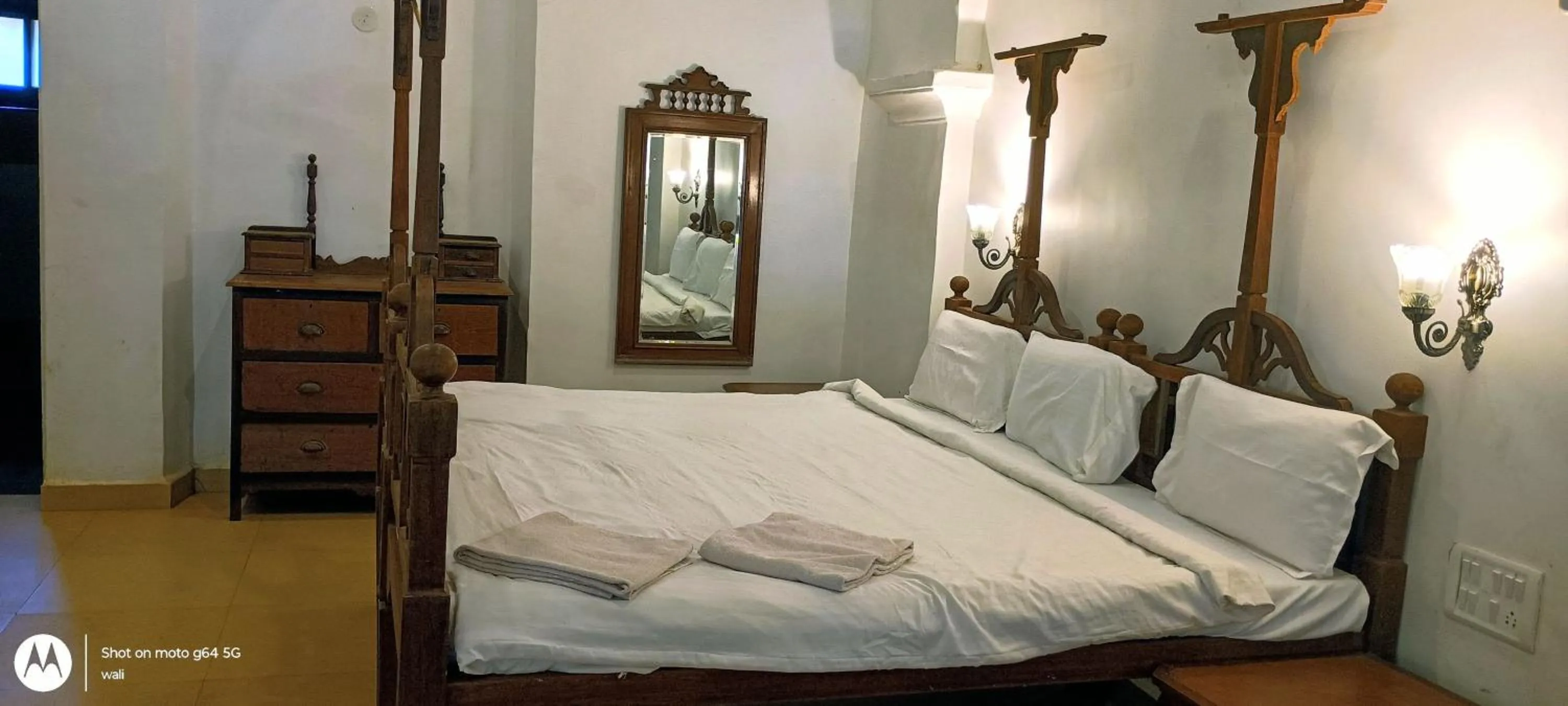 Bed in matheran Green field Resorts