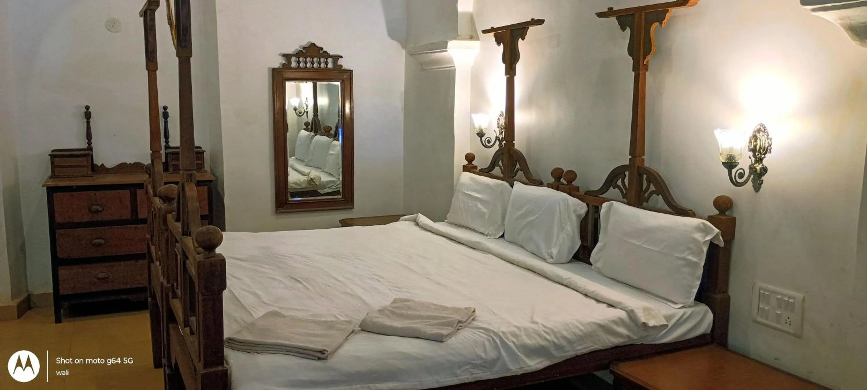 Bed in matheran Green field Resorts