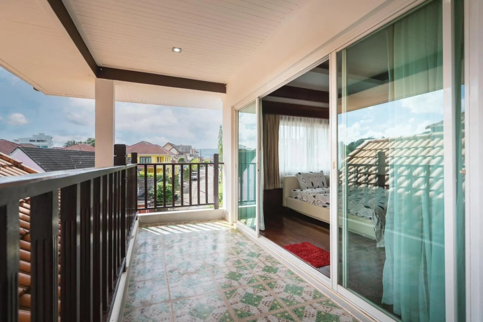 Balcony/Terrace, Bed in Orchid Pool Villa Phuket - SHA Extra Plus & Warm pool