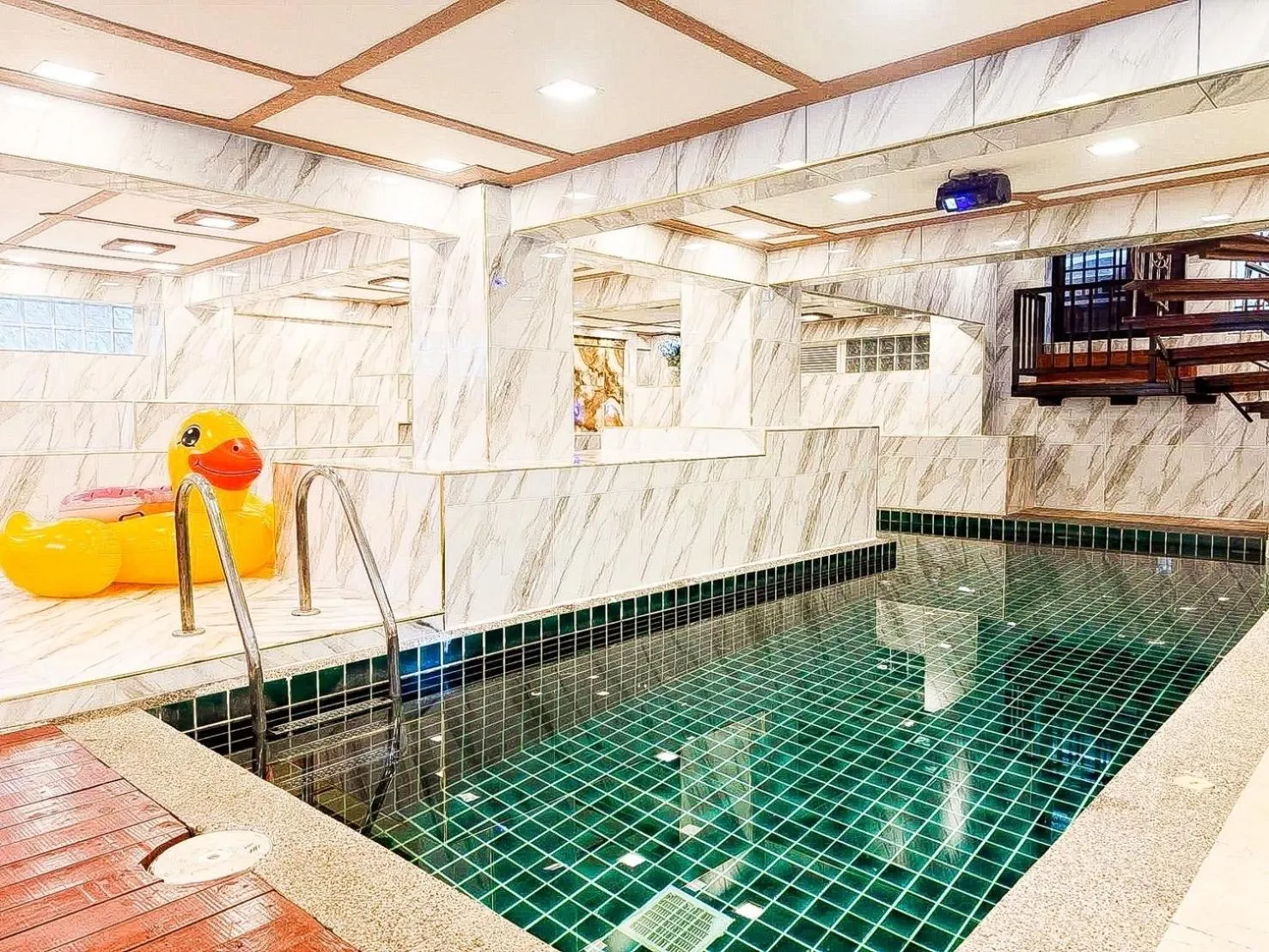 Swimming pool in Orchid Pool Villa Phuket - SHA Extra Plus & Warm pool