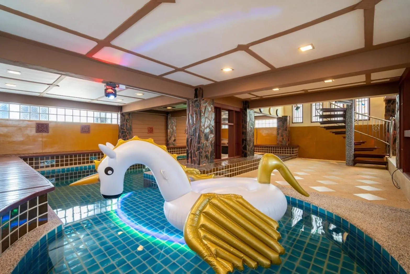 Swimming pool in Orchid Pool Villa Phuket - SHA Extra Plus & Warm pool