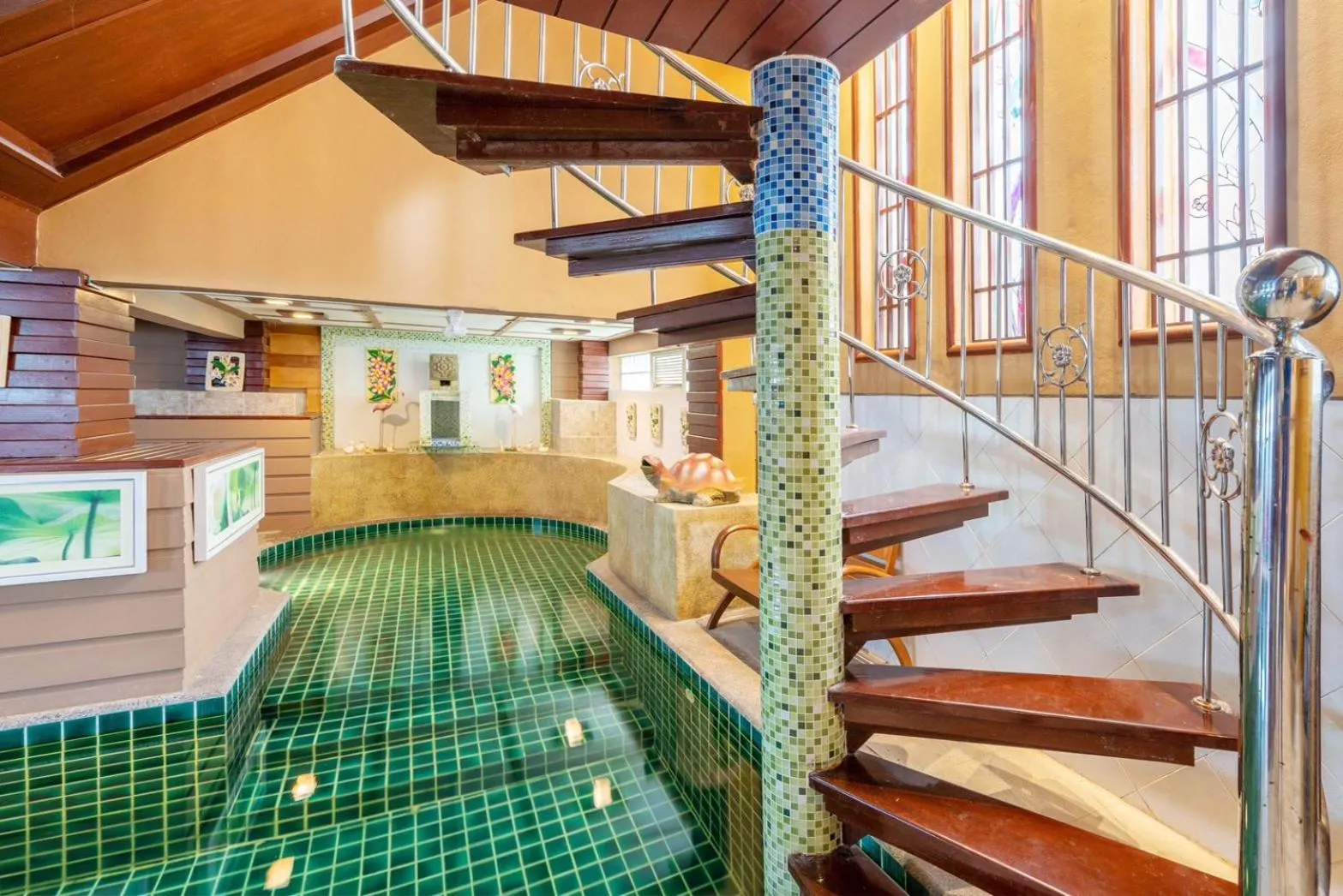 Swimming pool in Orchid Pool Villa Phuket - SHA Extra Plus & Warm pool