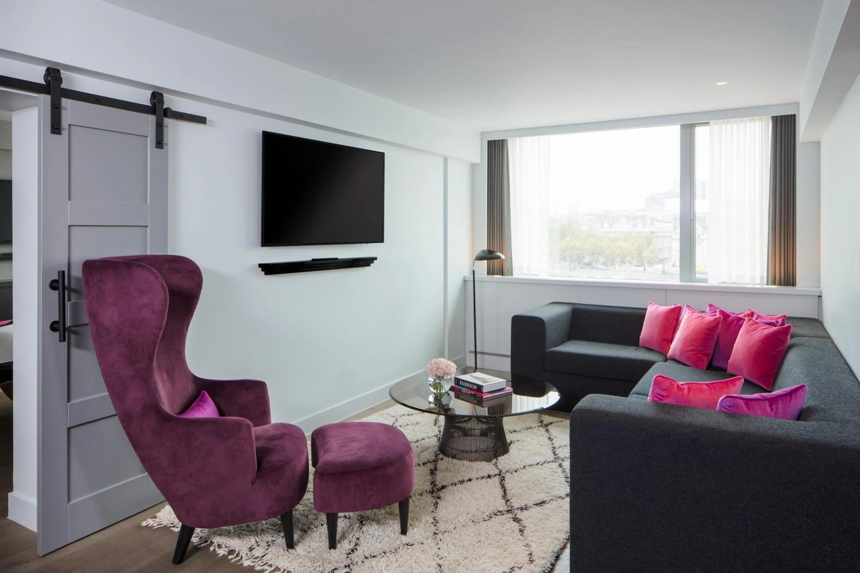 Seating area in Sea Containers London