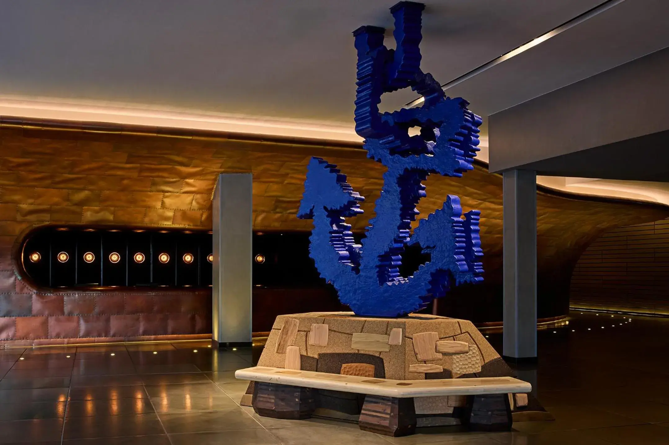 Lobby or reception in Sea Containers London Lobby or reception in Sea Containers London