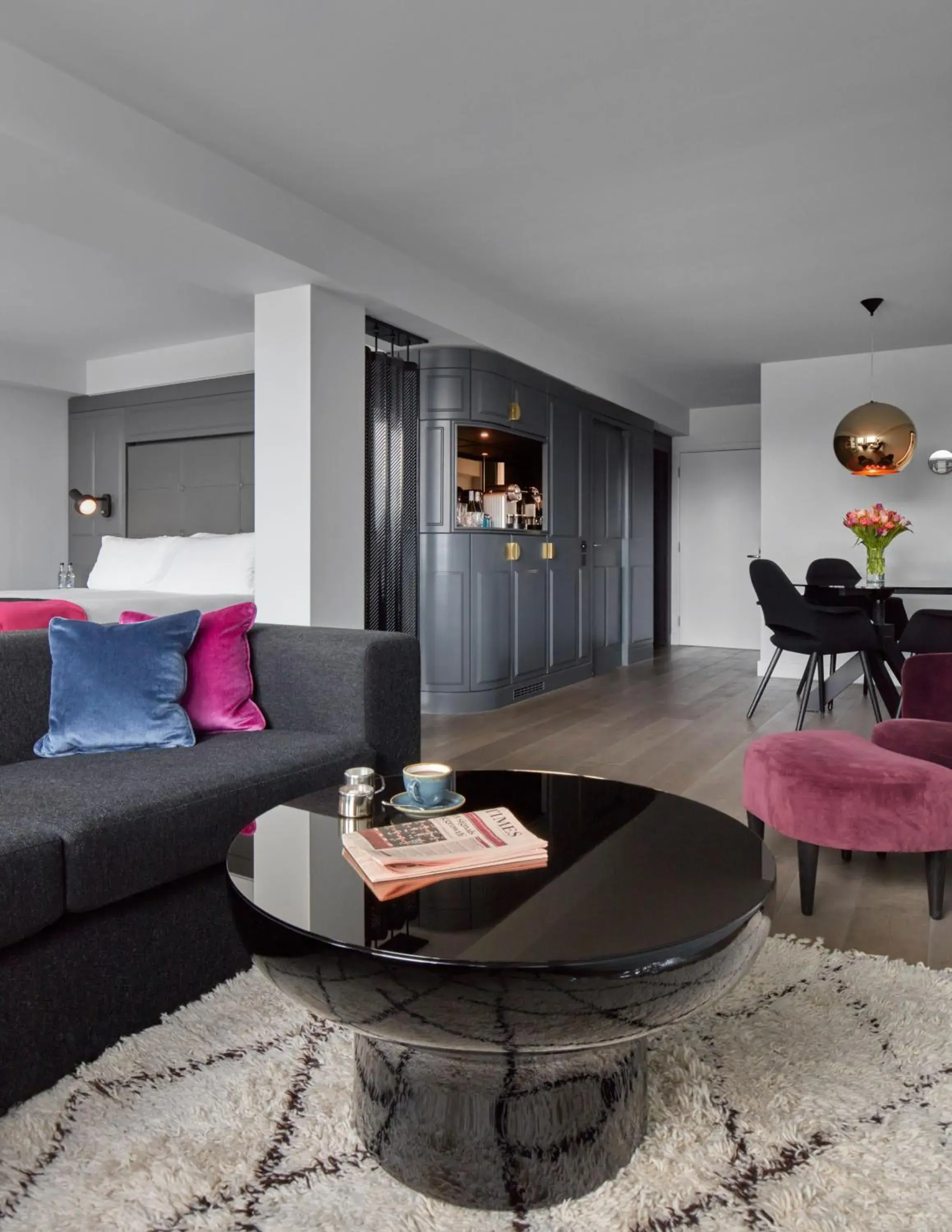 Photo of the whole room in Sea Containers London Photo of the whole room in Sea Containers London