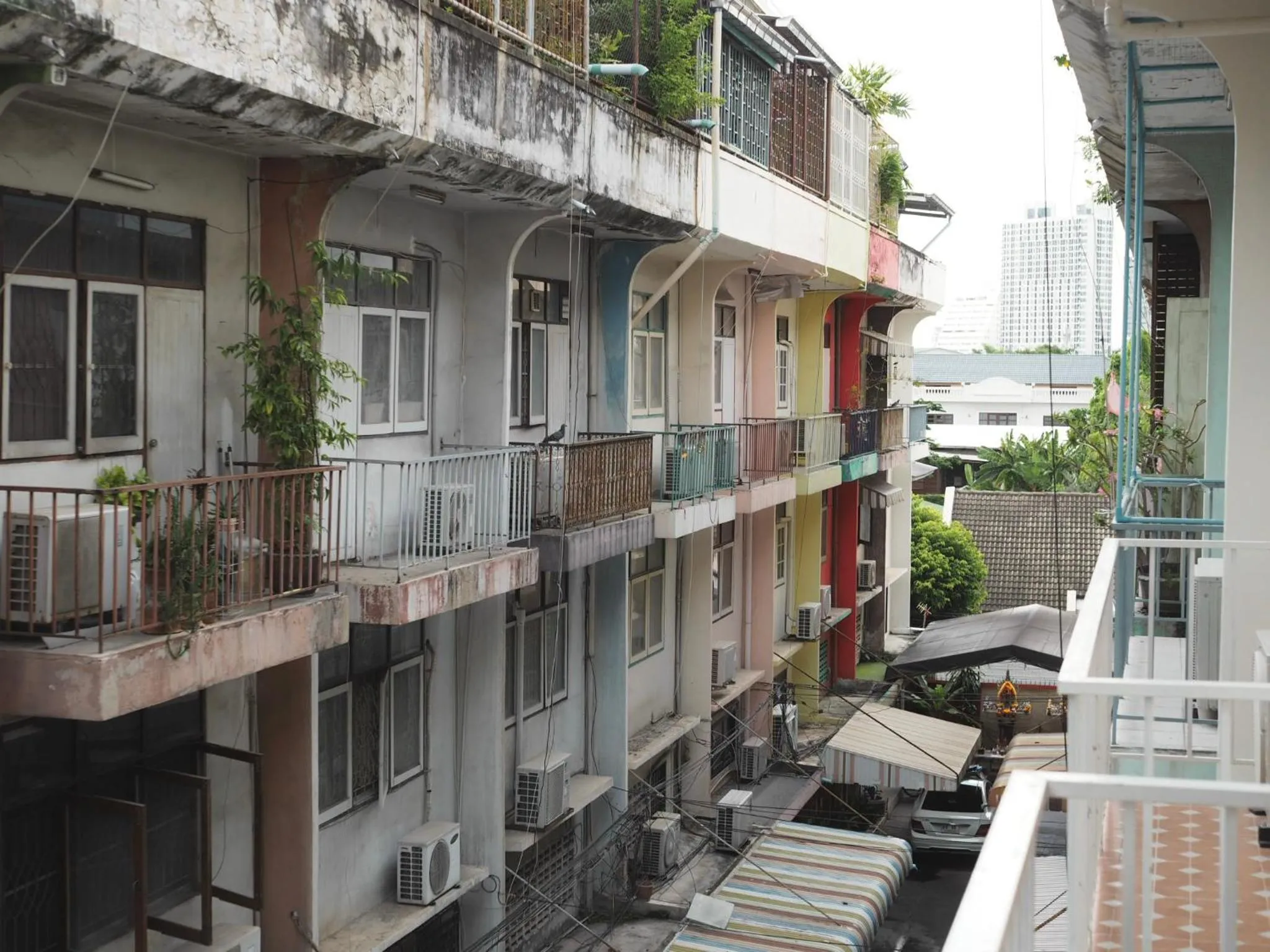Balcony/Terrace in Krung Tone Hostel