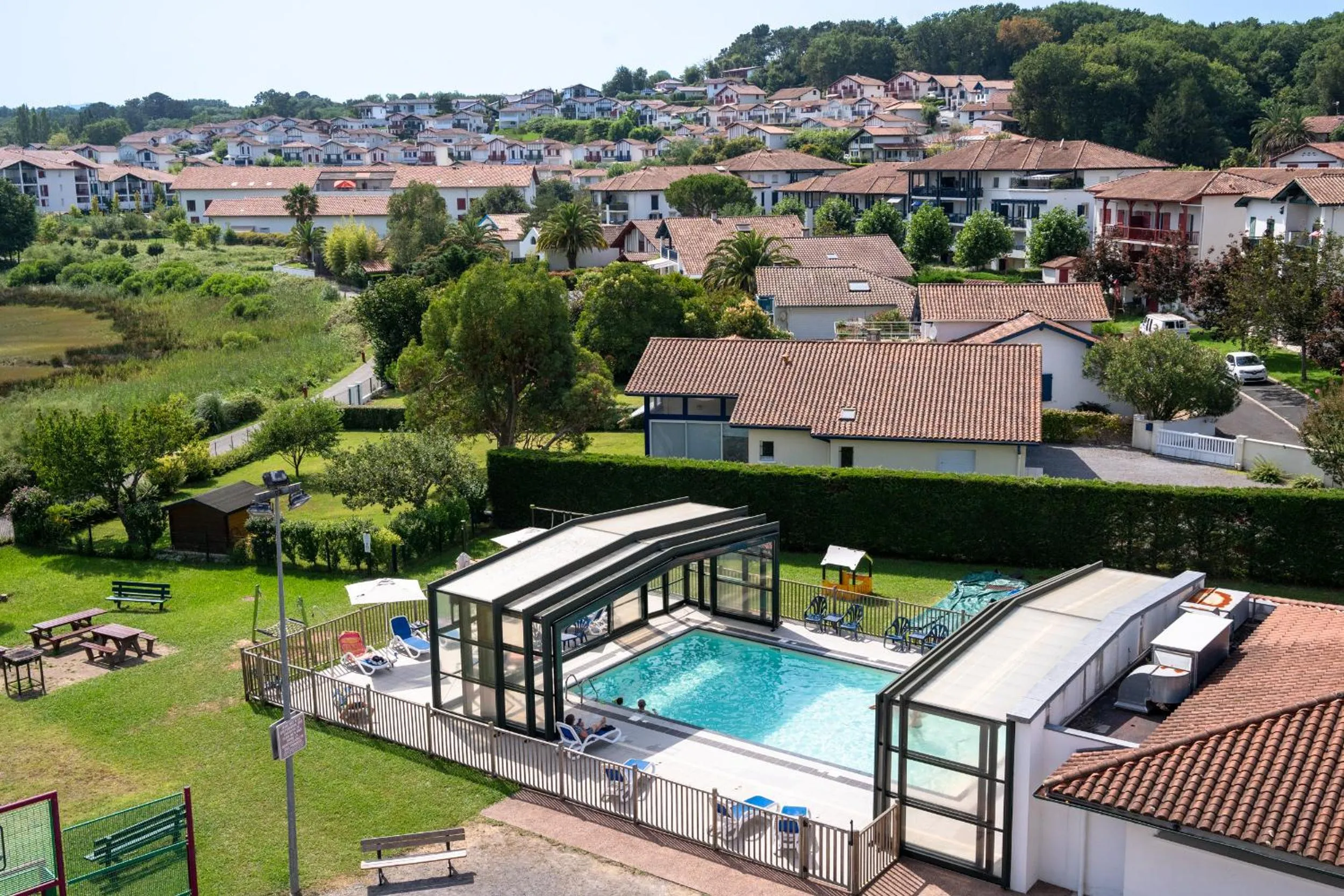 Children play ground in VVF Urrugne Saint-Jean-de-Luz Côte Basque