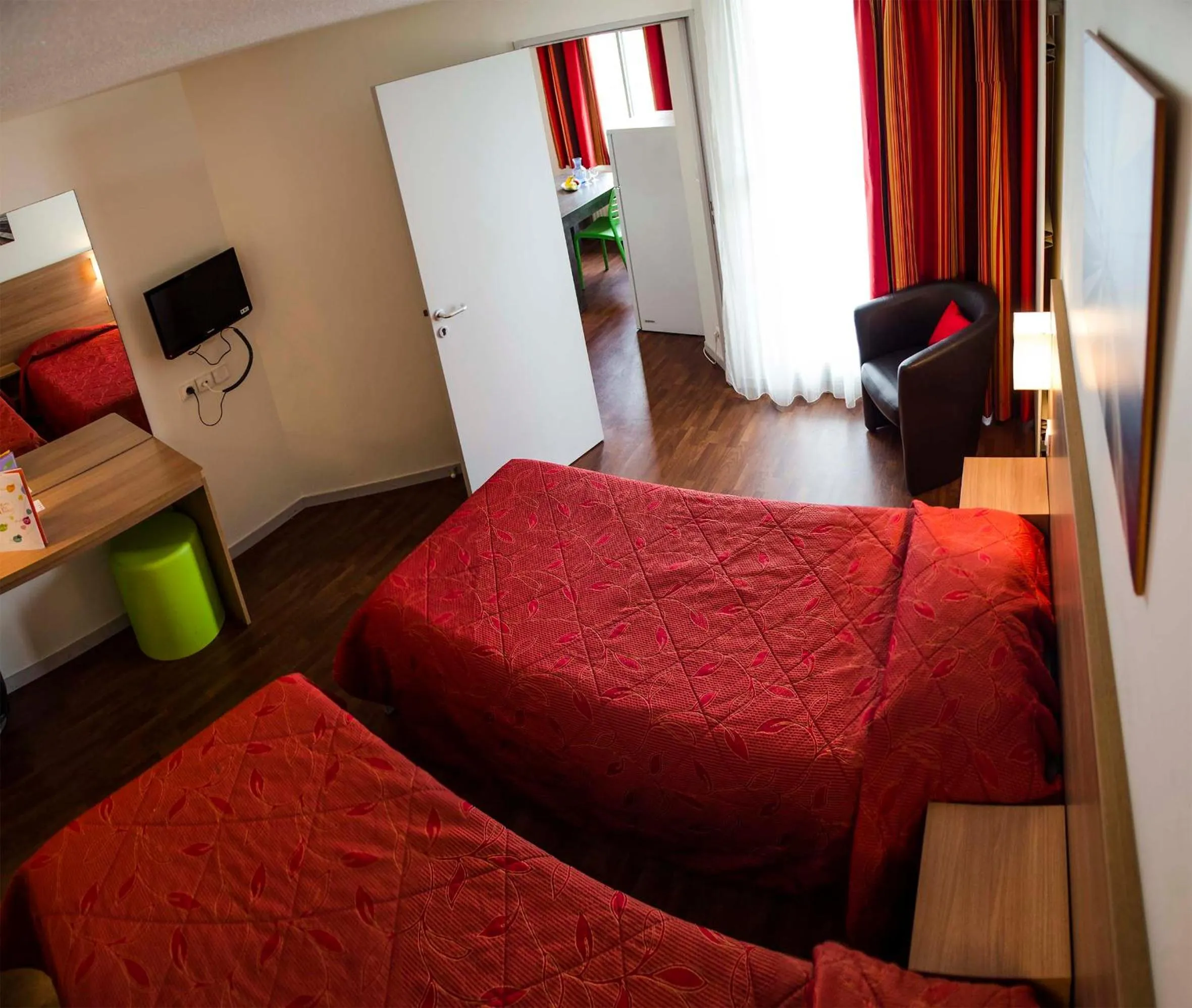 Bedroom, Bed in Vvf Villages Urrugne