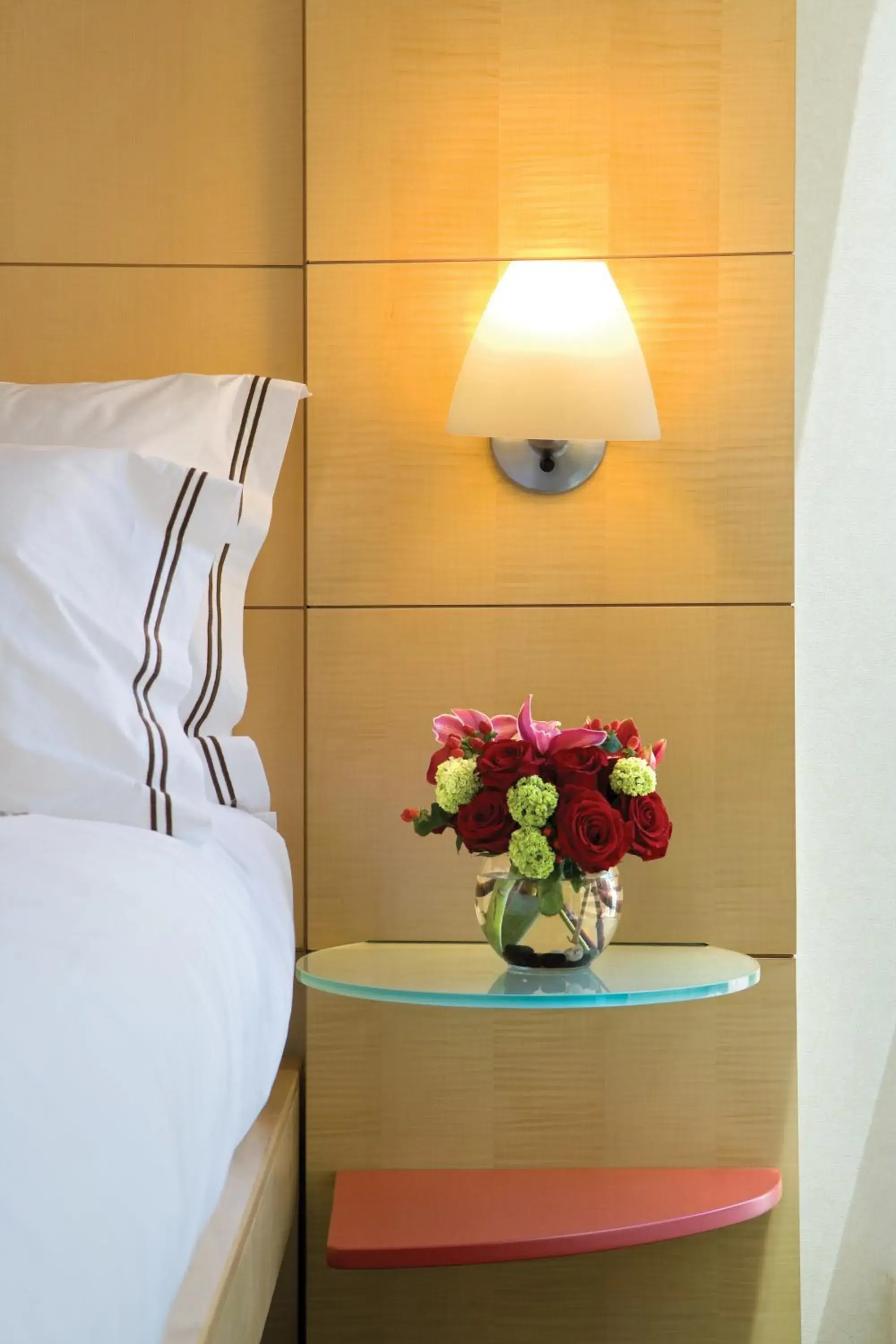 Decorative detail, Bed in Millennium Premier New York Times Square Decorative detail, Bed in Millennium Premier New York Times Square