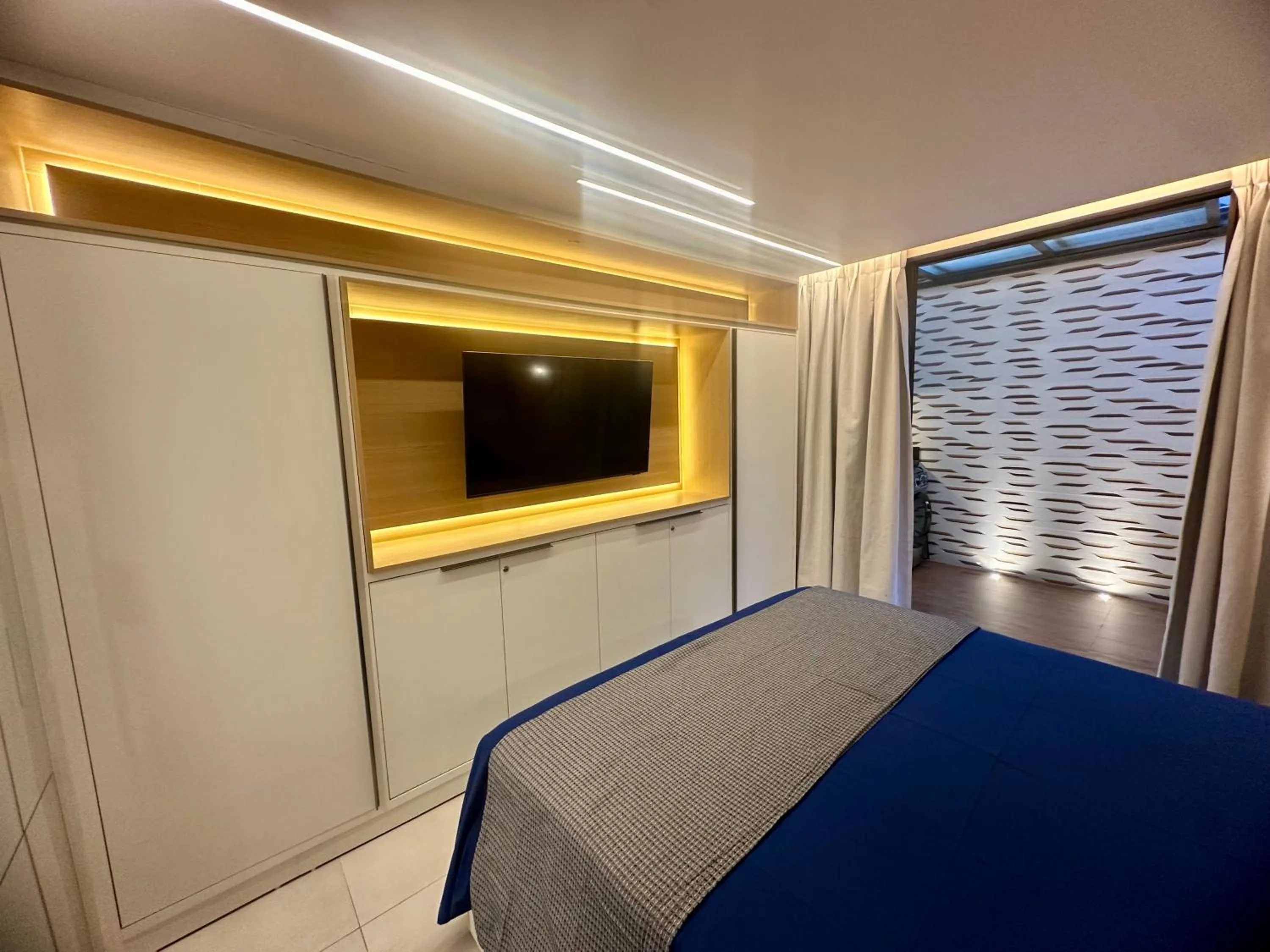 Bed in Flat Luxo - Pé na Areia - Maui Beach Residence