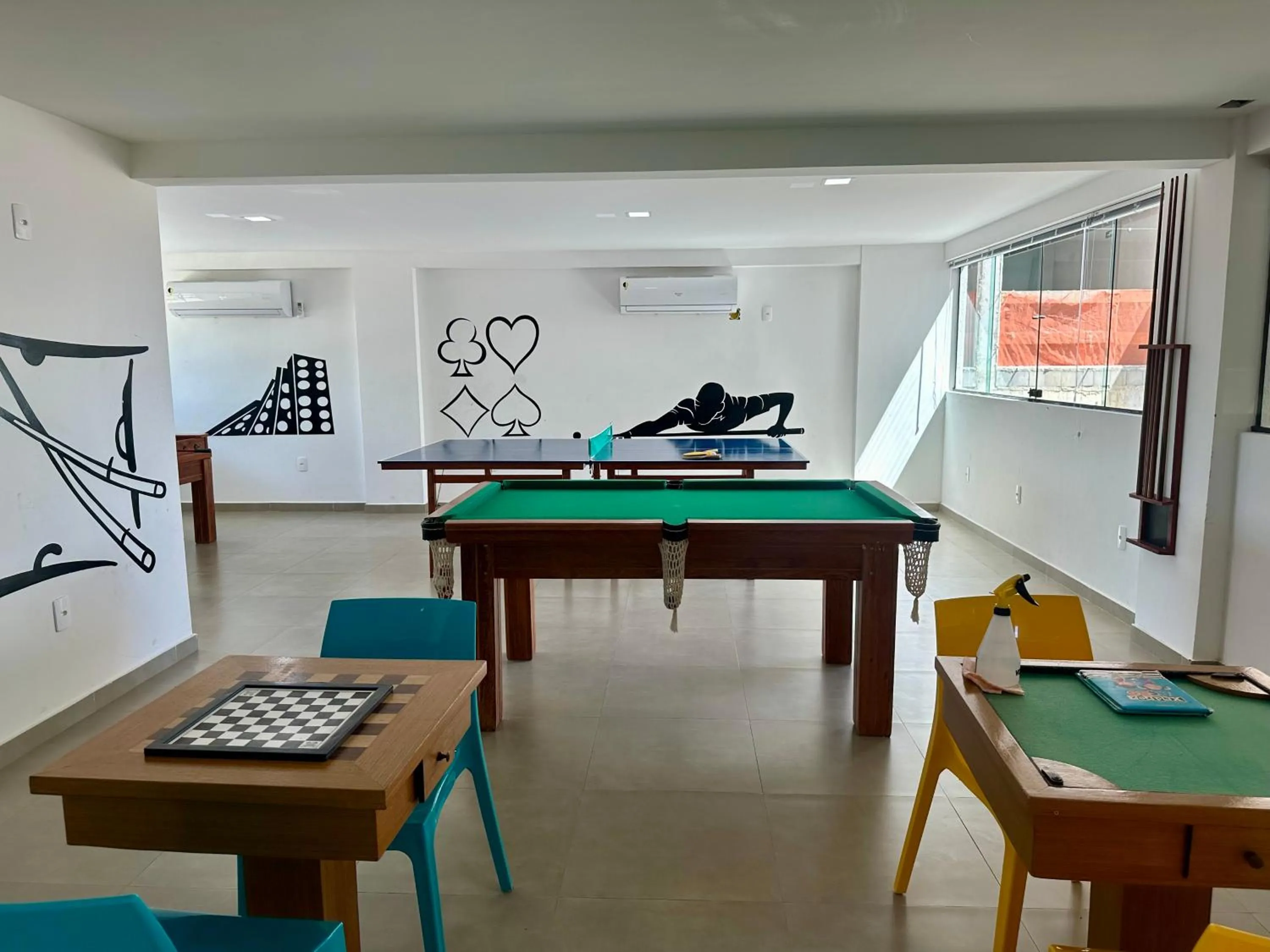 Billiard in Flat Luxo - Pé na Areia - Maui Beach Residence