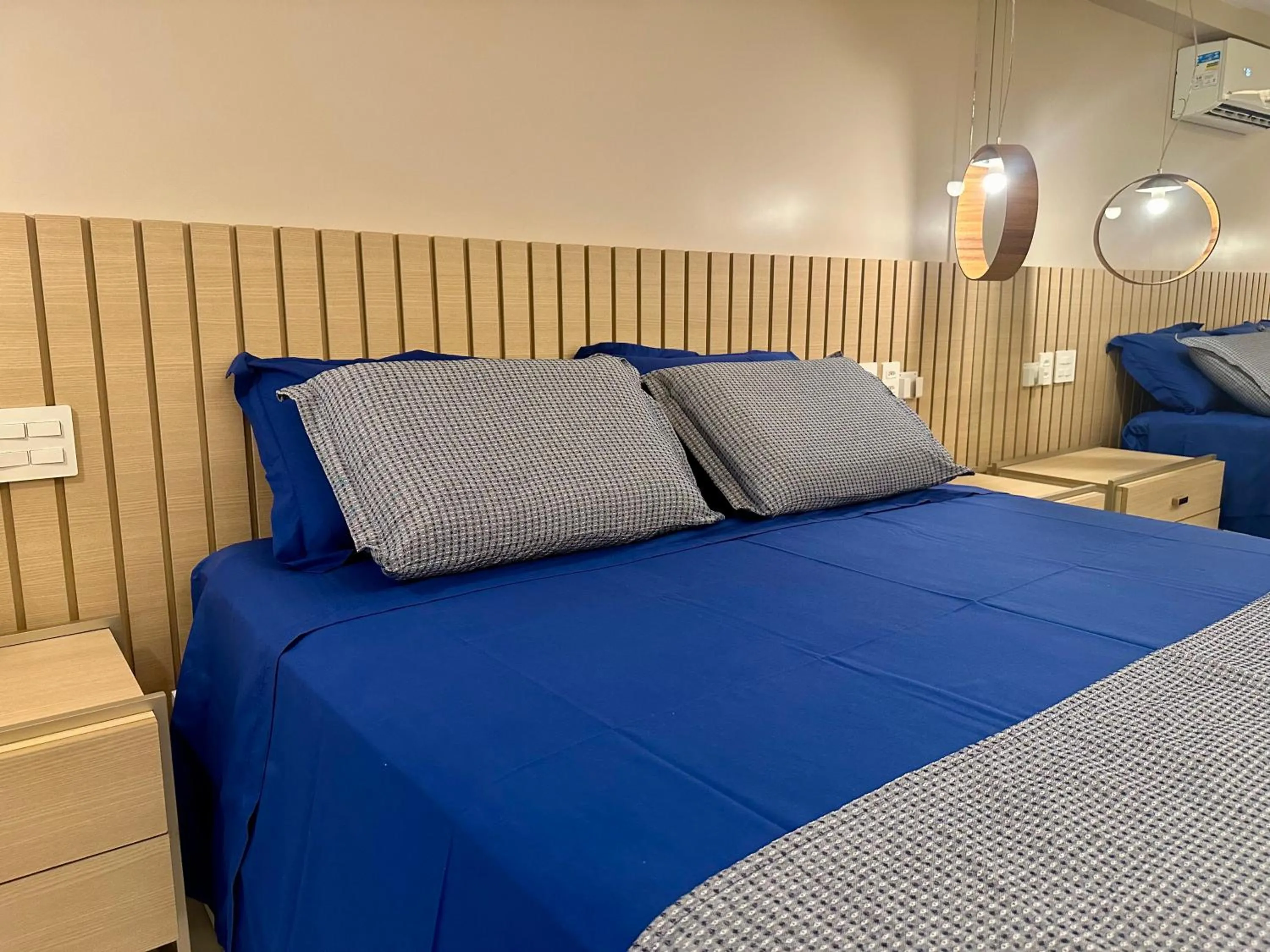 Bed in Flat Luxo - Pé na Areia - Maui Beach Residence
