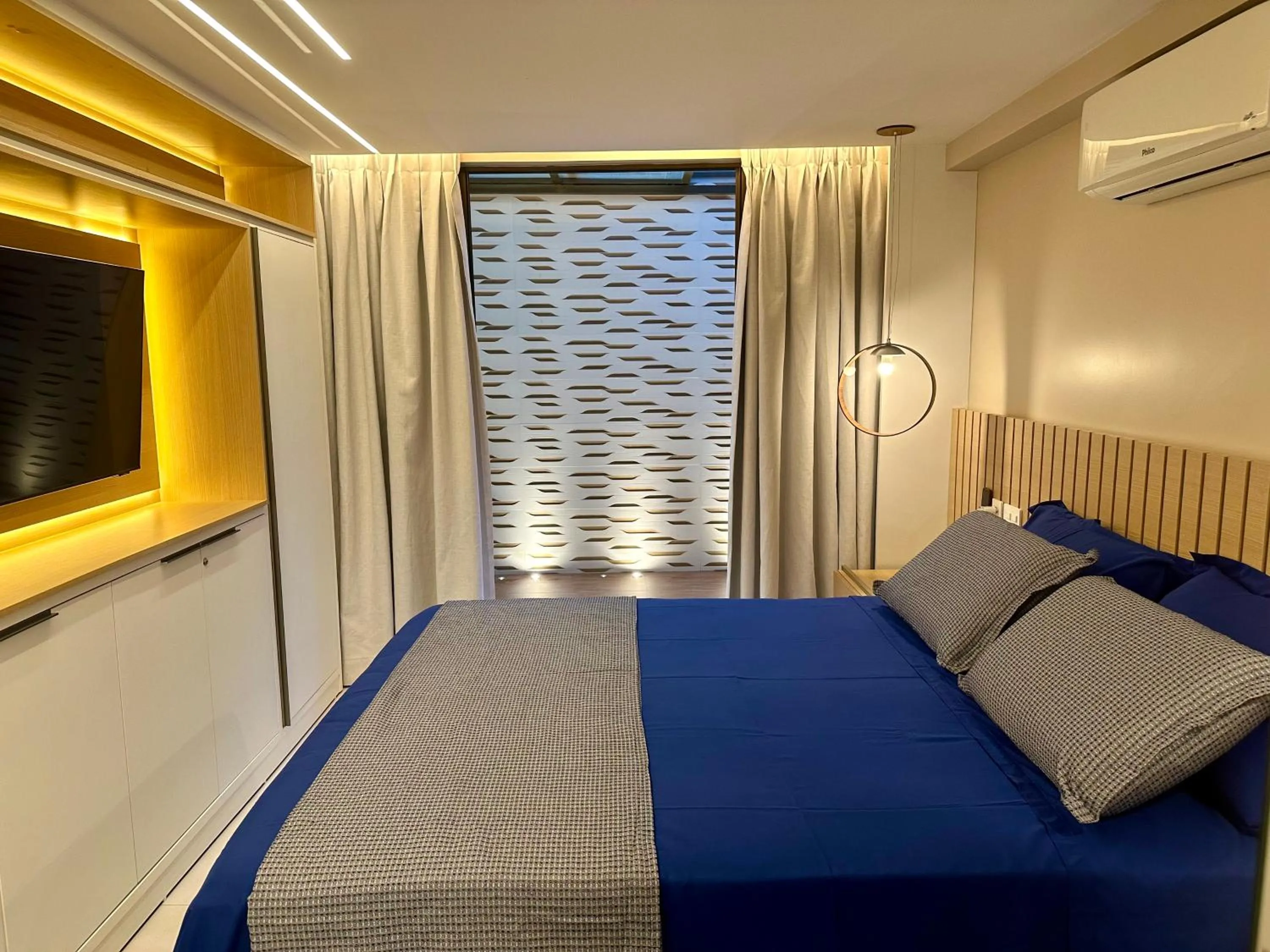 Bed in Flat Luxo - Pé na Areia - Maui Beach Residence