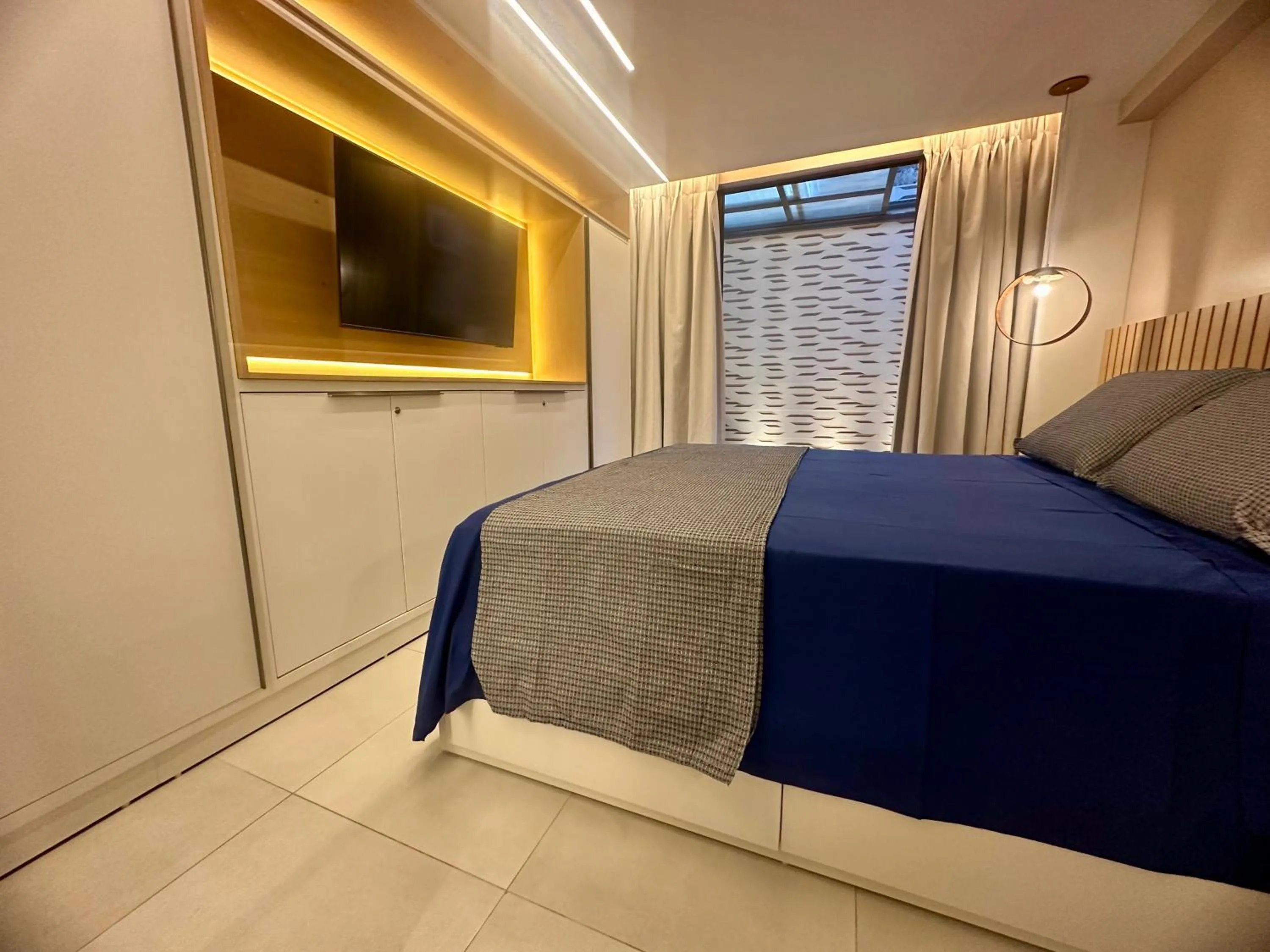 Bed in Flat Luxo - Pé na Areia - Maui Beach Residence