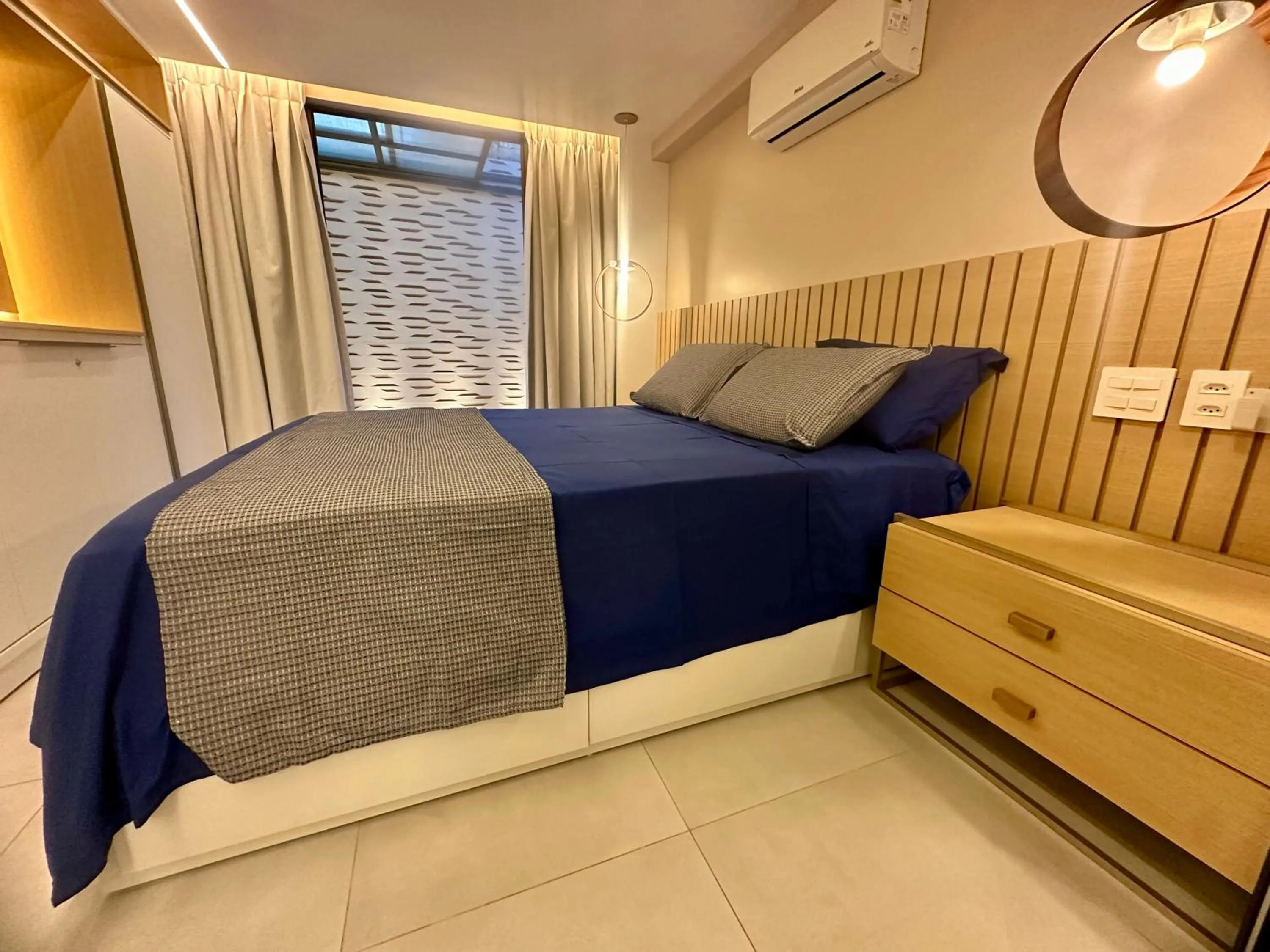 Bed in Flat Luxo - Pé na Areia - Maui Beach Residence