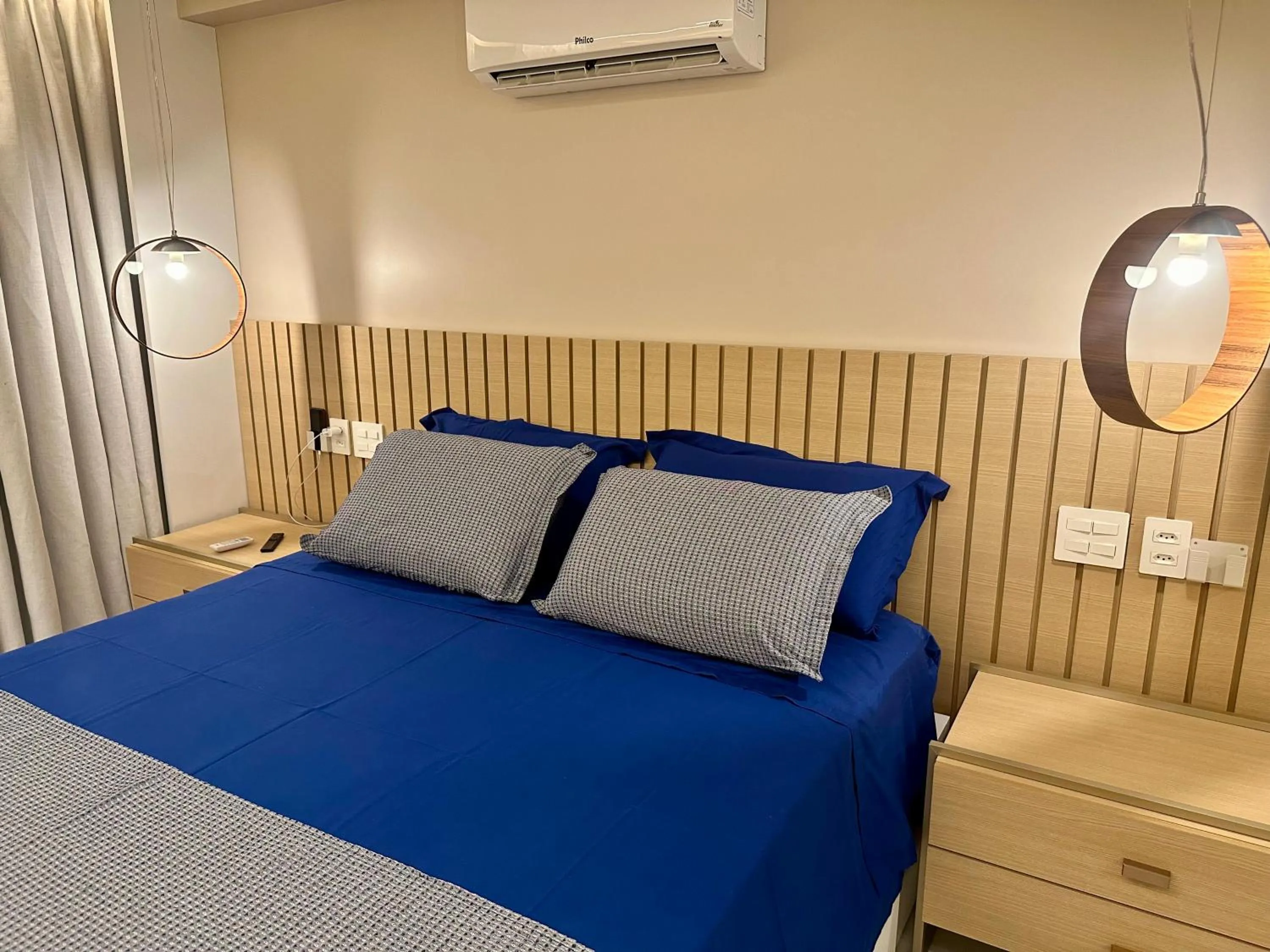 Bed in Flat Luxo - Pé na Areia - Maui Beach Residence