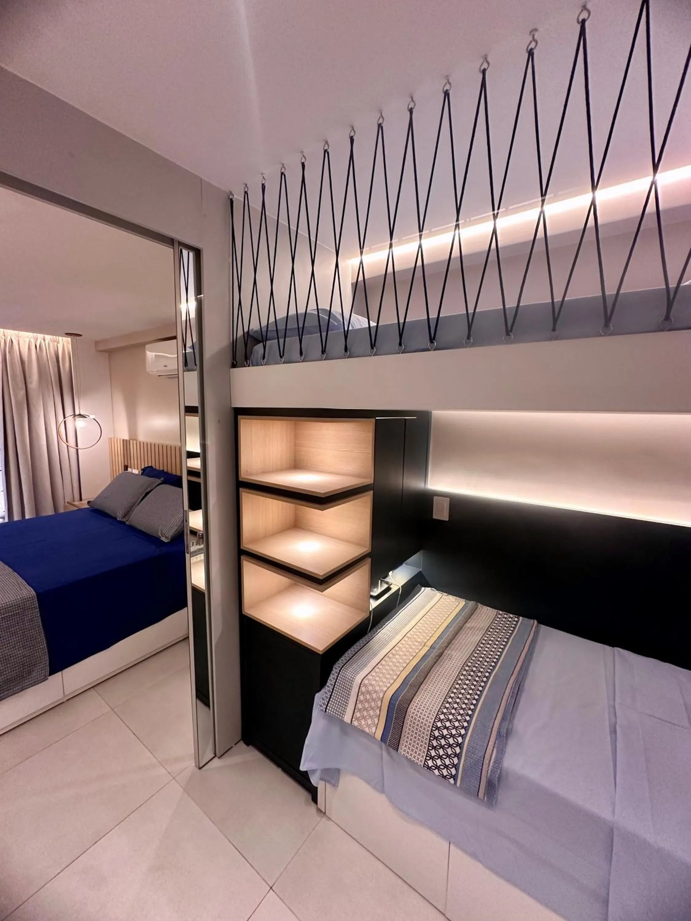 Bed in Flat Luxo - Pé na Areia - Maui Beach Residence
