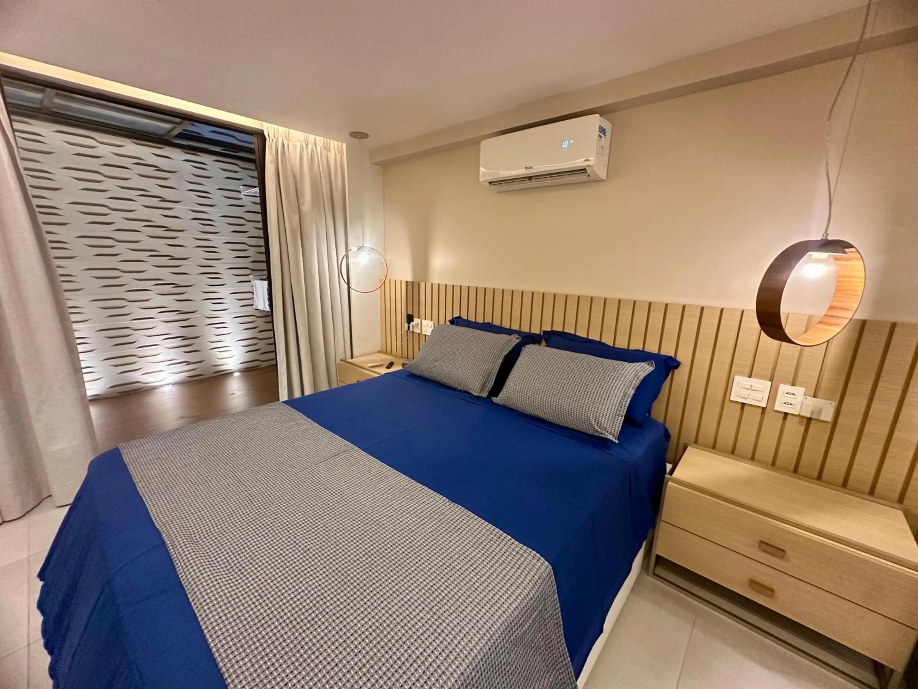 Bedroom, Bed in Flat Luxo - Pé na Areia - Maui Beach Residence