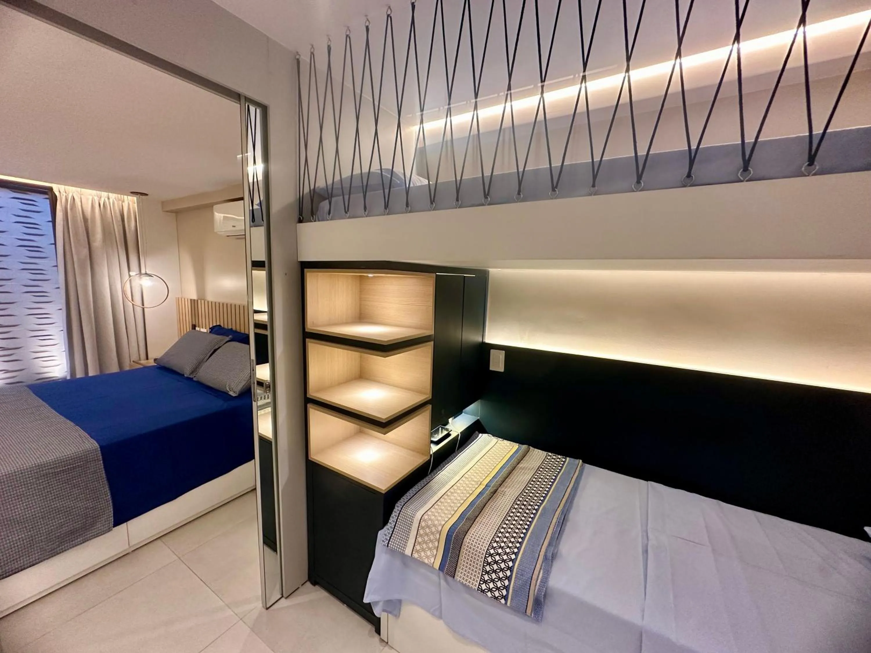 Bed in Flat Luxo - Pé na Areia - Maui Beach Residence